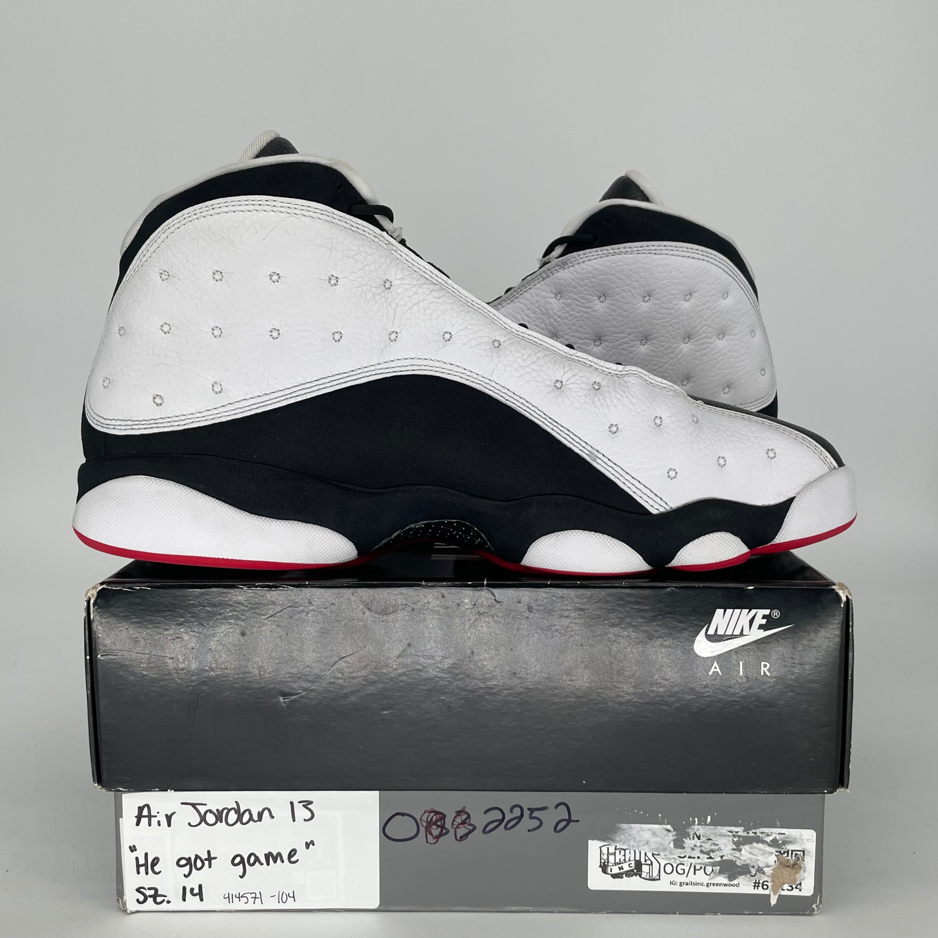 AIR JORDAN 13 HE GOT GAME SIZE 14 414571-104