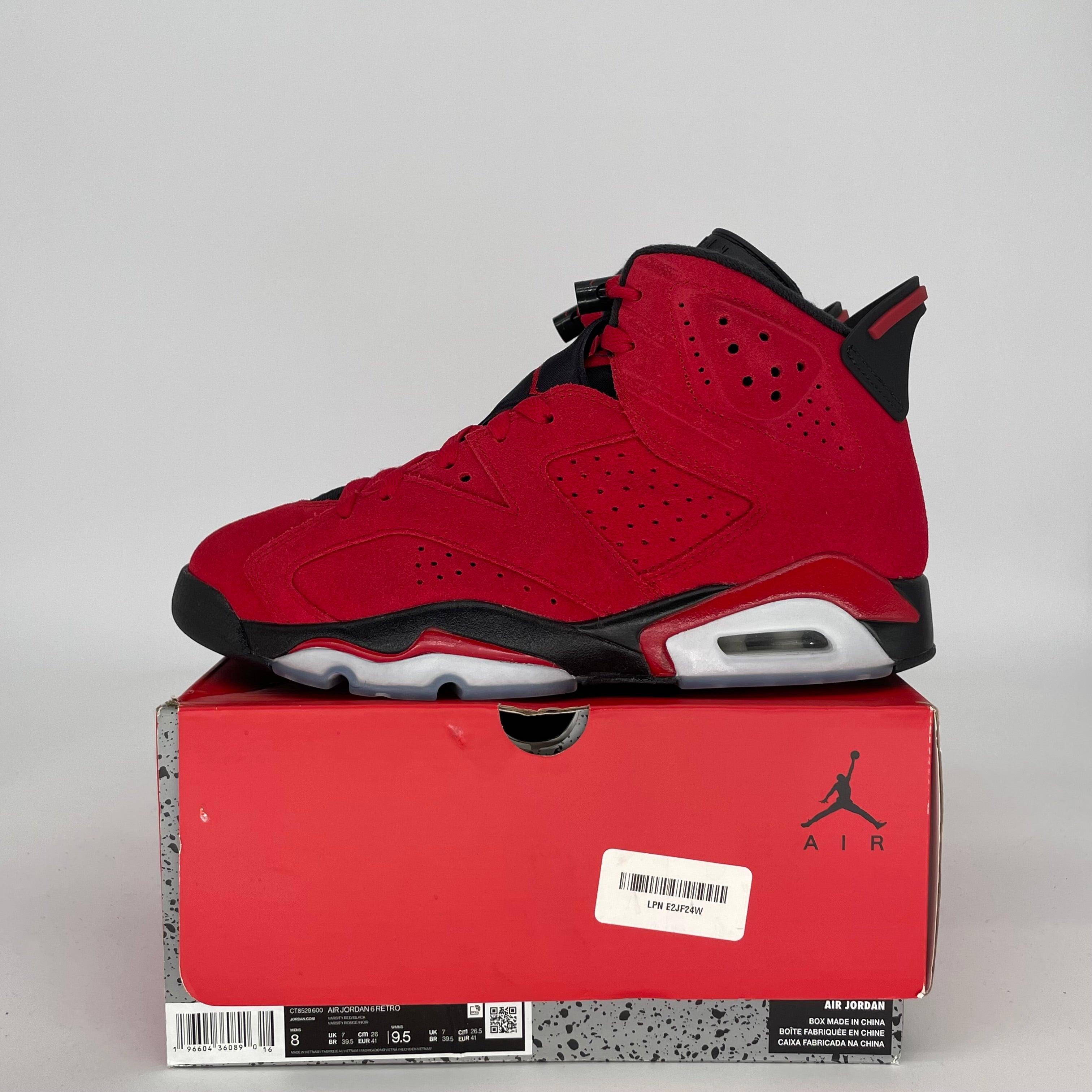 AIR JORDAN 6 TORO BRAVO SIZE 8 CT8529-600