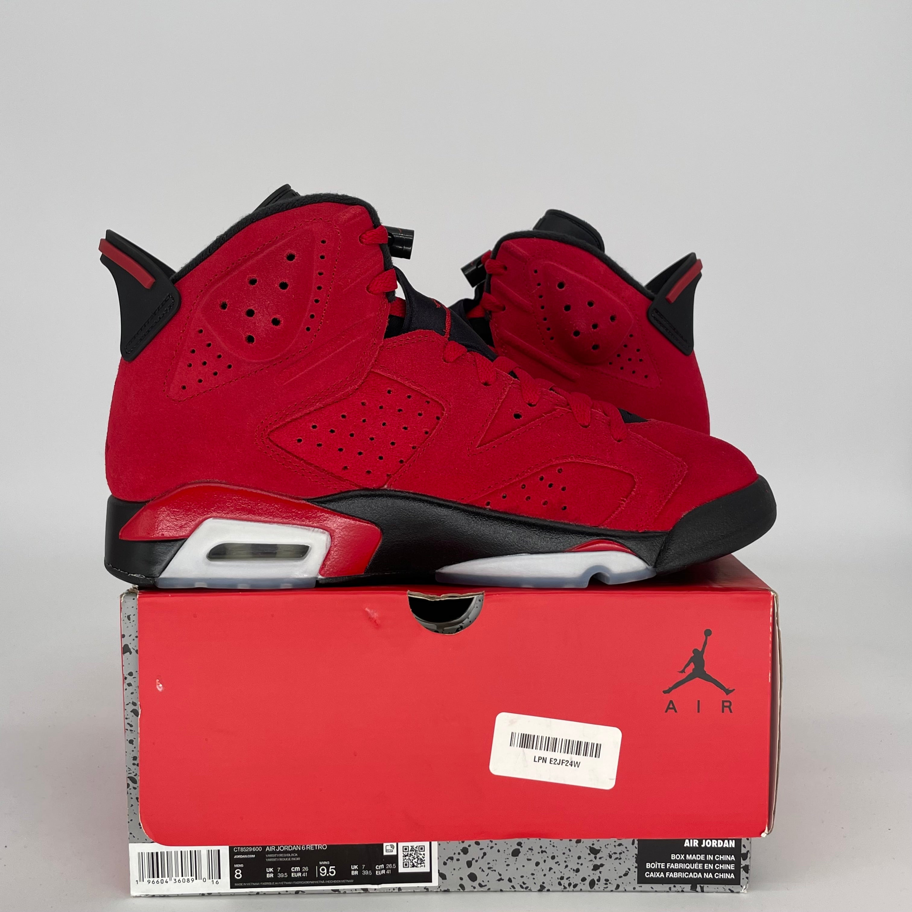 AIR JORDAN 6 TORO BRAVO SIZE 8 CT8529-600