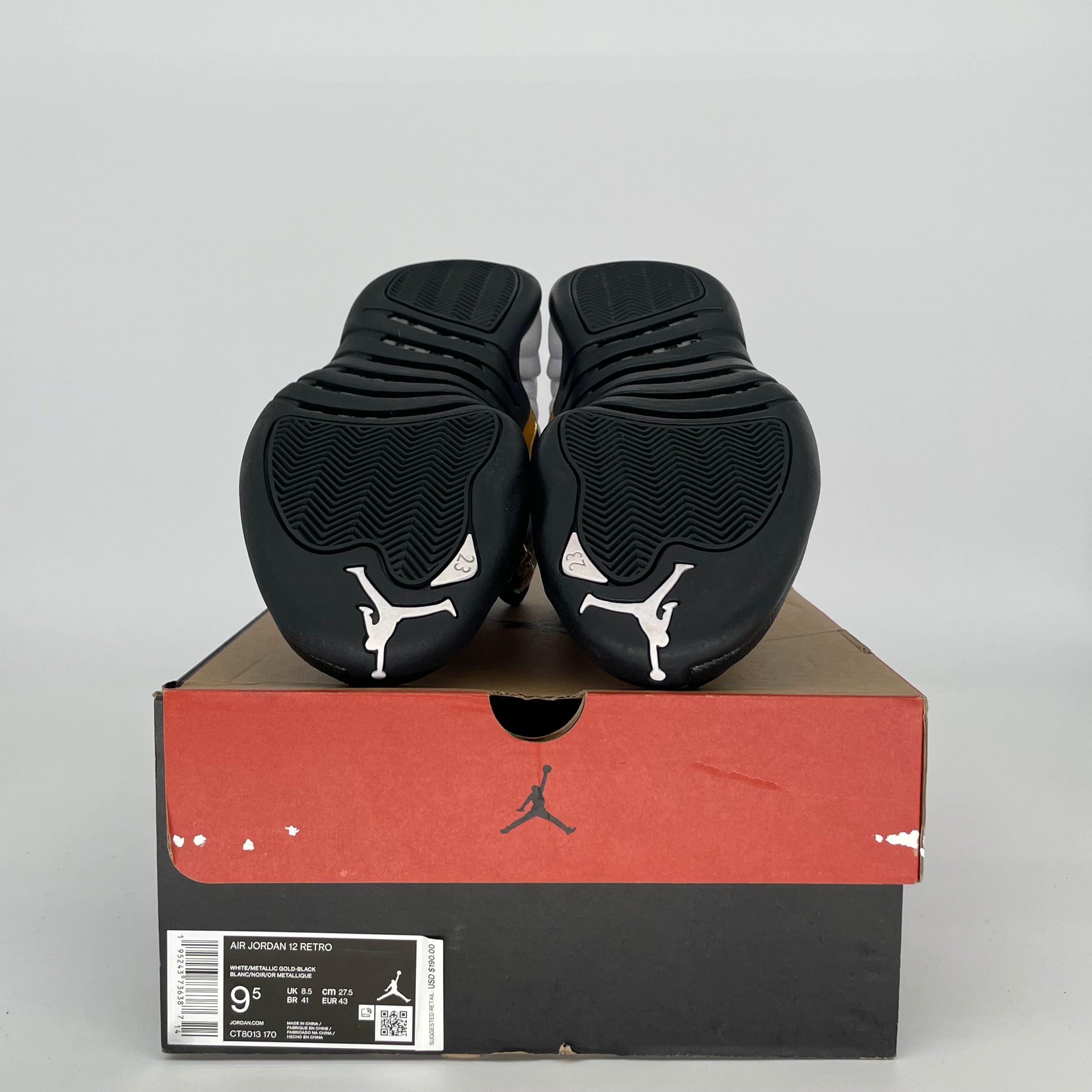 AIR JORDAN 12 ROYALTY TAXI SIZE 9.5 CT8013-170