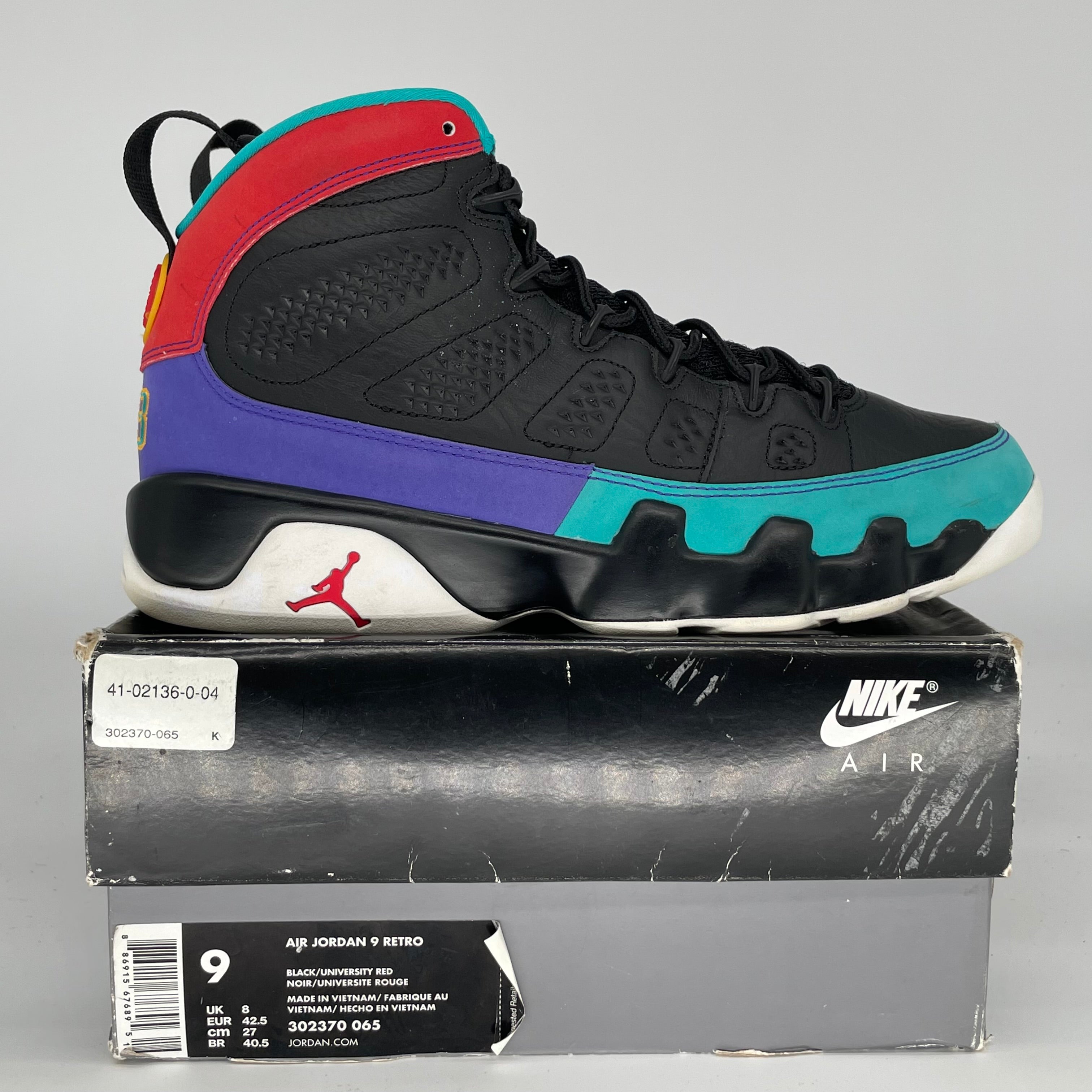 AIR JORDAN 9 DREAM IT DO IT SIZE 9 302370-065