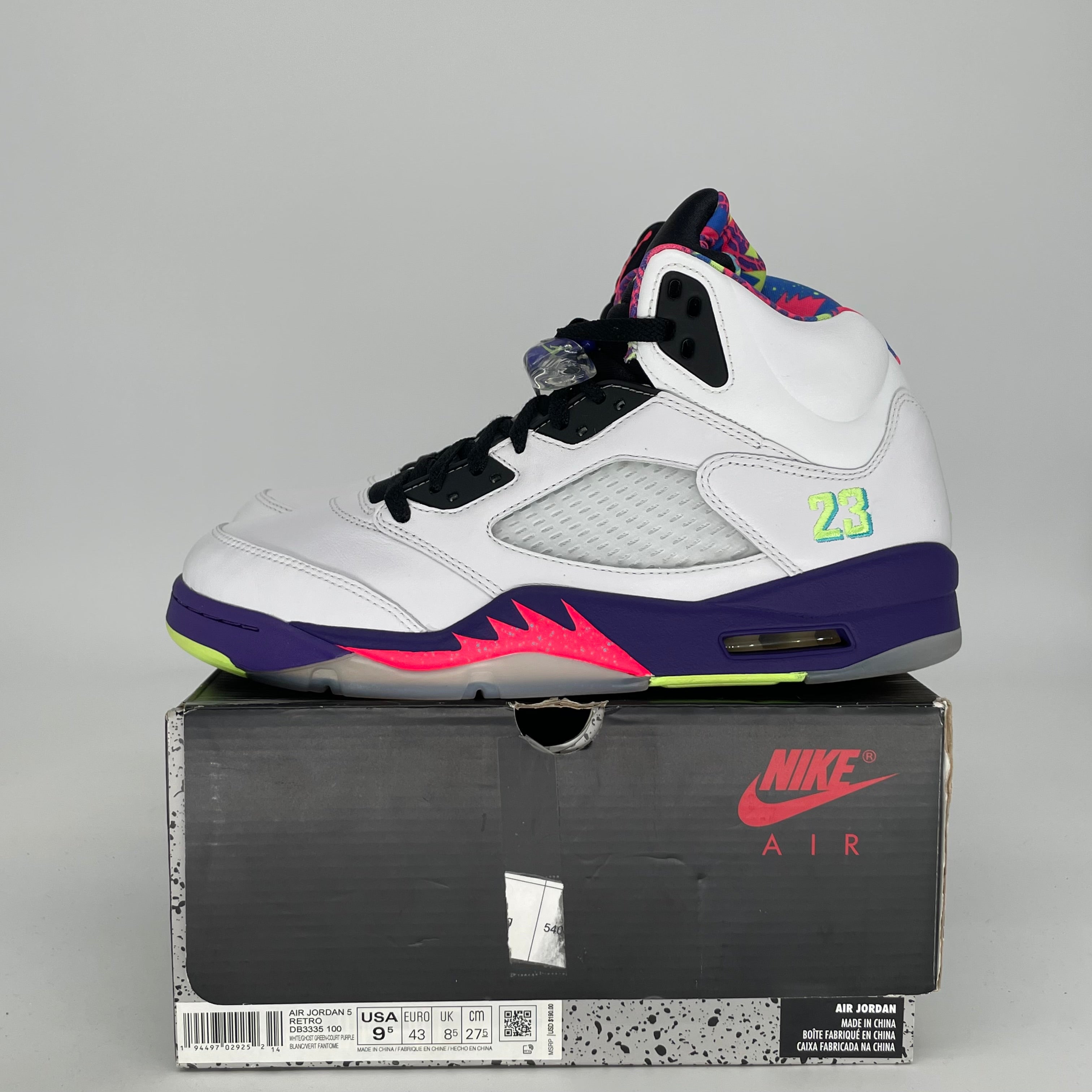 AIR JORDAN 5 ALTERNATE BEL AIR SIZE 9.5 DB3335-100