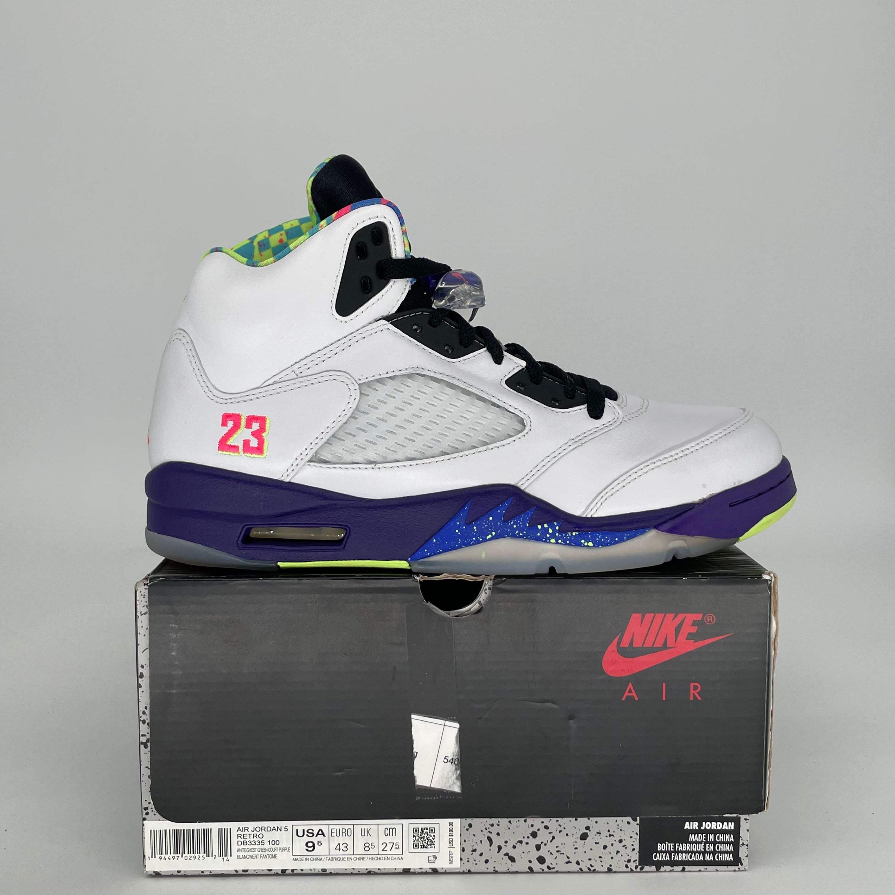 AIR JORDAN 5 ALTERNATE BEL AIR SIZE 9.5 DB3335-100