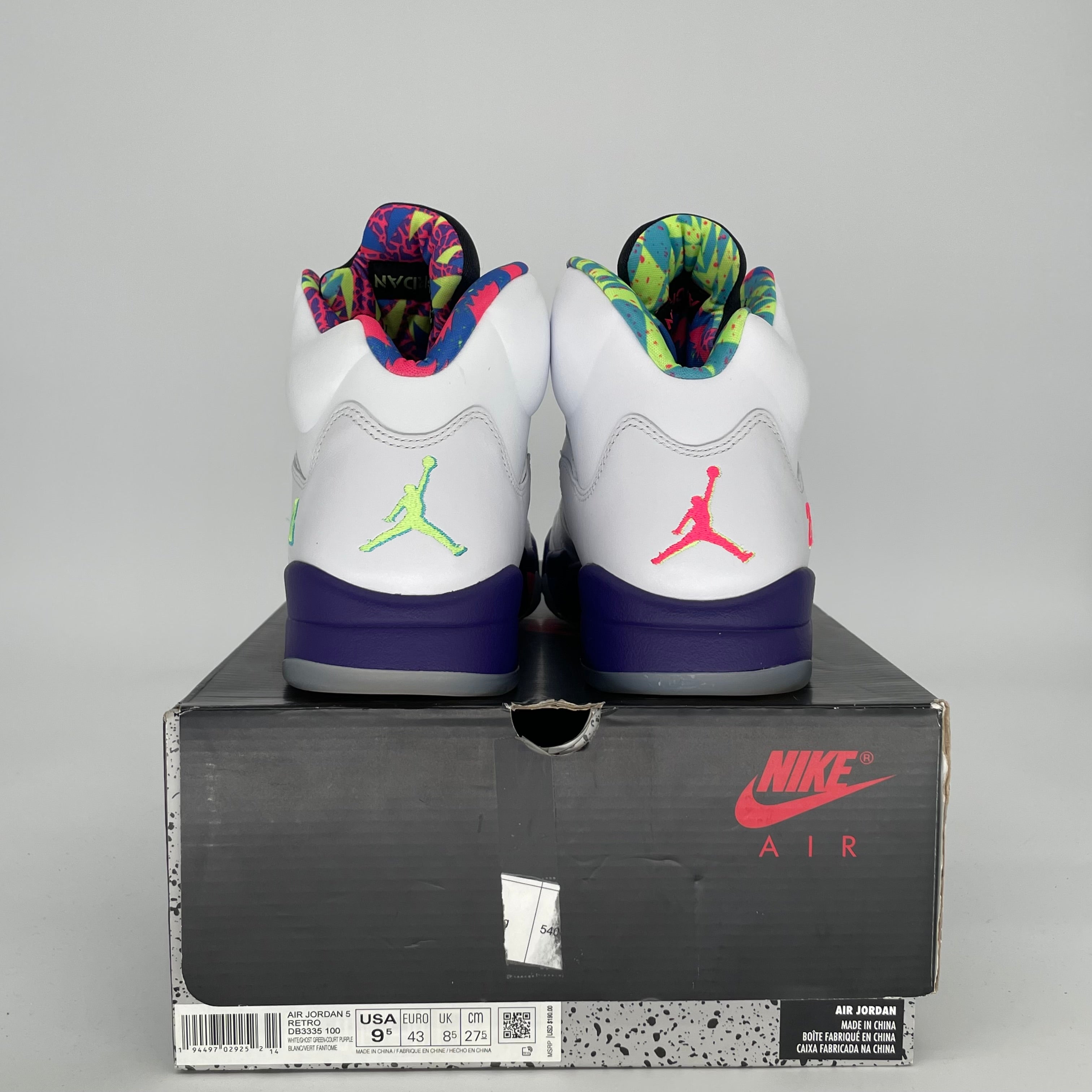 AIR JORDAN 5 ALTERNATE BEL AIR SIZE 9.5 DB3335-100