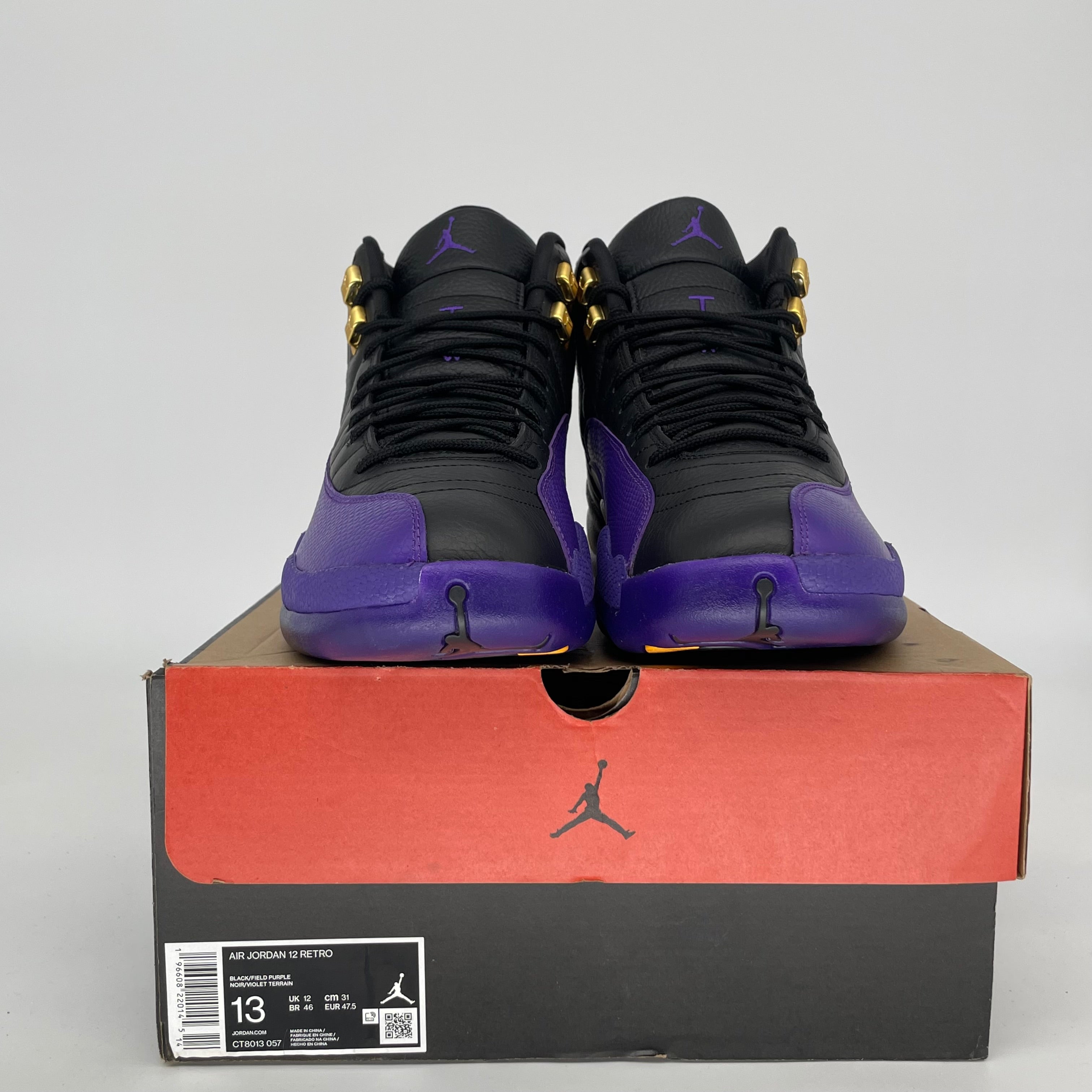 AIR JORDAN 12 FIELD PURPLE SIZE 13 CT8013-057