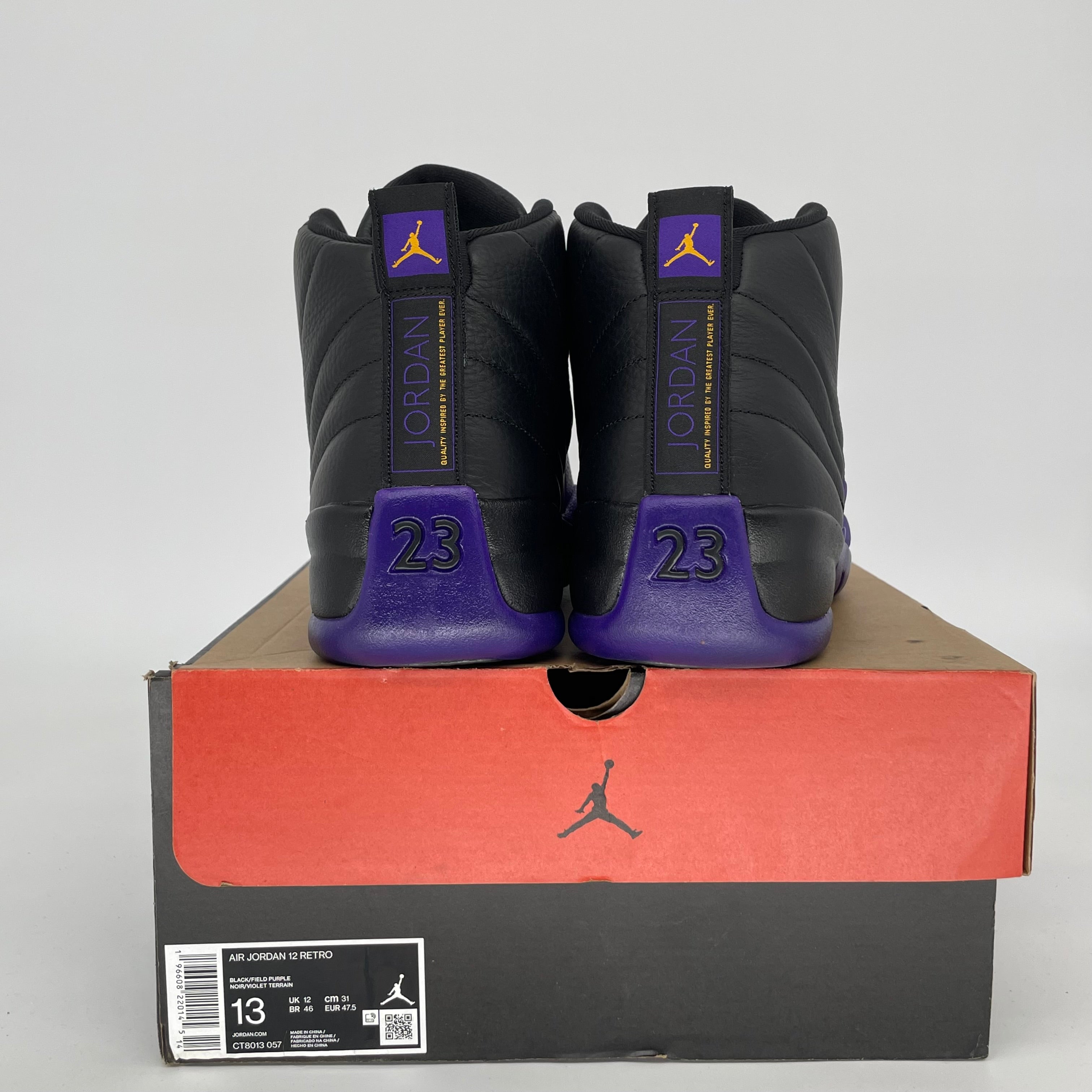 AIR JORDAN 12 FIELD PURPLE SIZE 13 CT8013-057