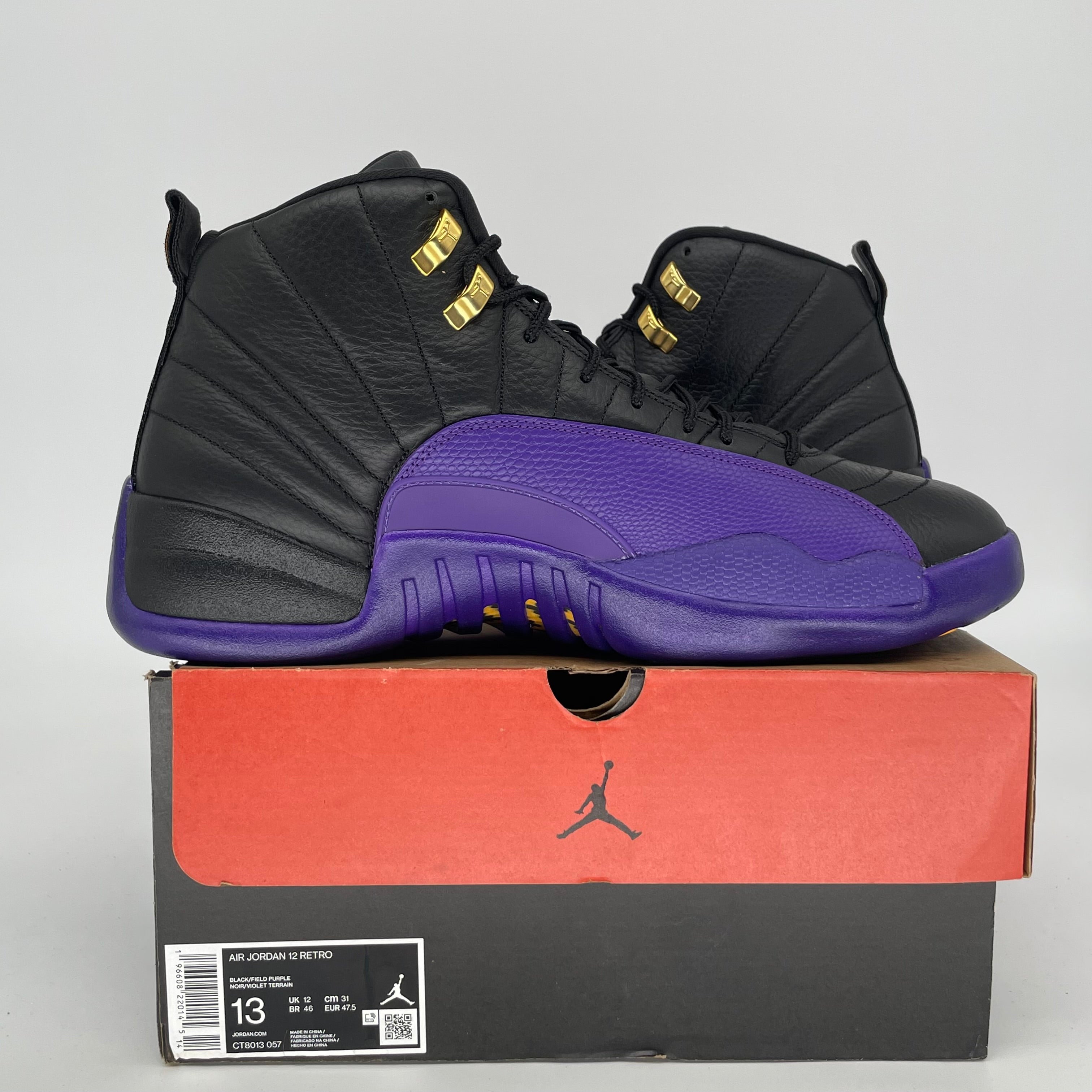 AIR JORDAN 12 FIELD PURPLE SIZE 13 CT8013-057