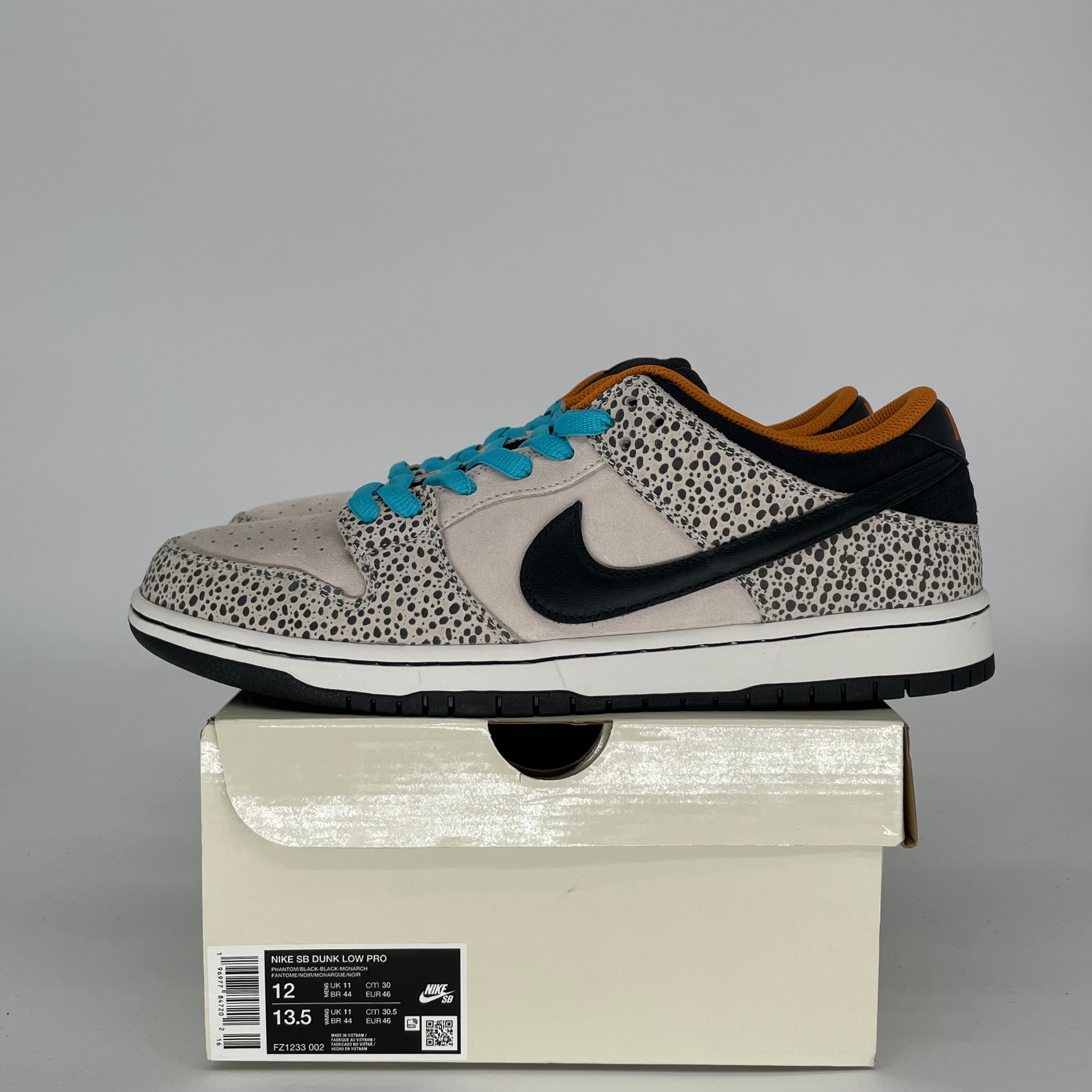 NIKE SB DUNK LOW ELECTRIC PACK OLYMPIC SAFARI SIZE 12 FZ1333-002