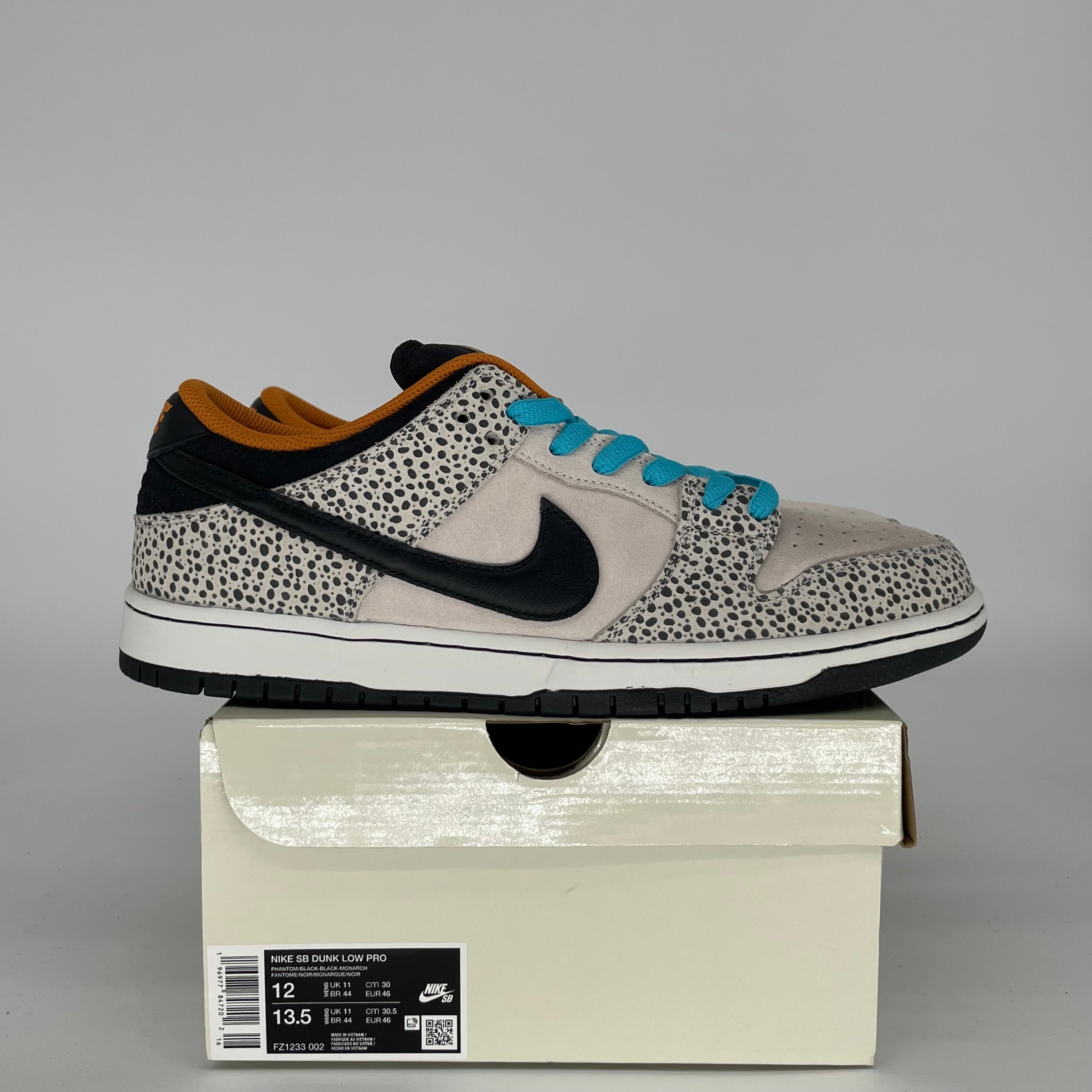 NIKE SB DUNK LOW ELECTRIC PACK OLYMPIC SAFARI SIZE 12 FZ1333-002