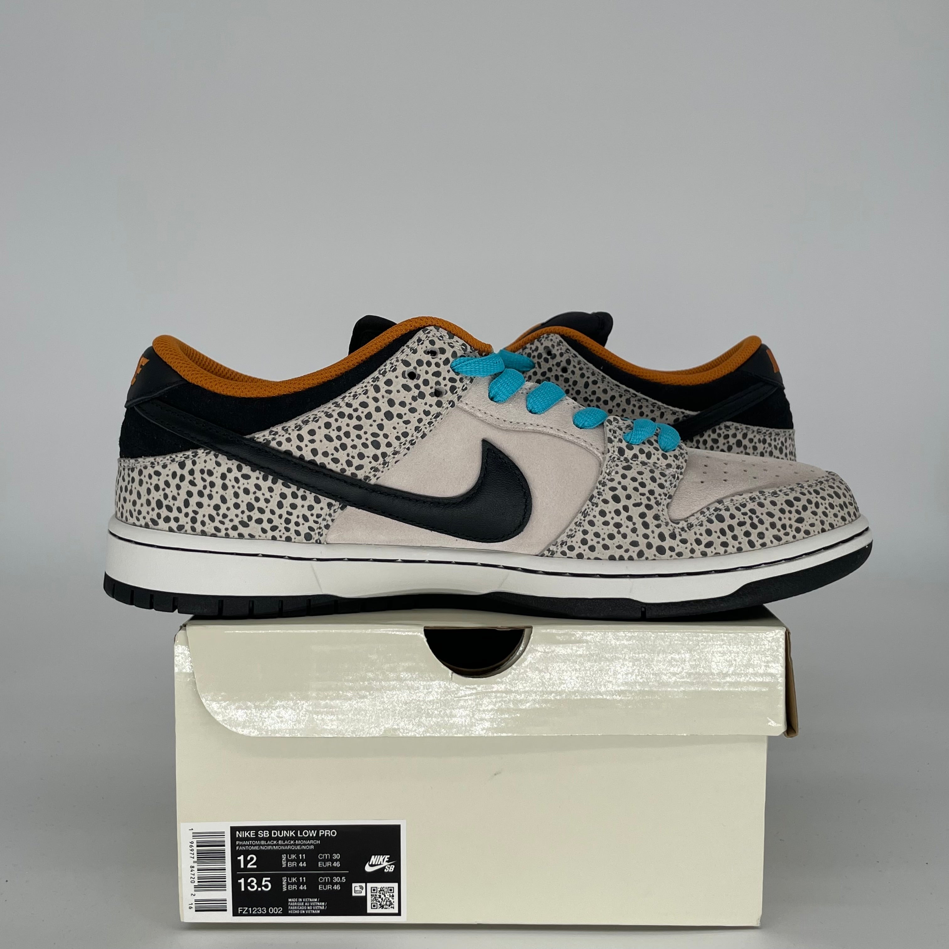 NIKE SB DUNK LOW ELECTRIC PACK OLYMPIC SAFARI SIZE 12 FZ1333-002