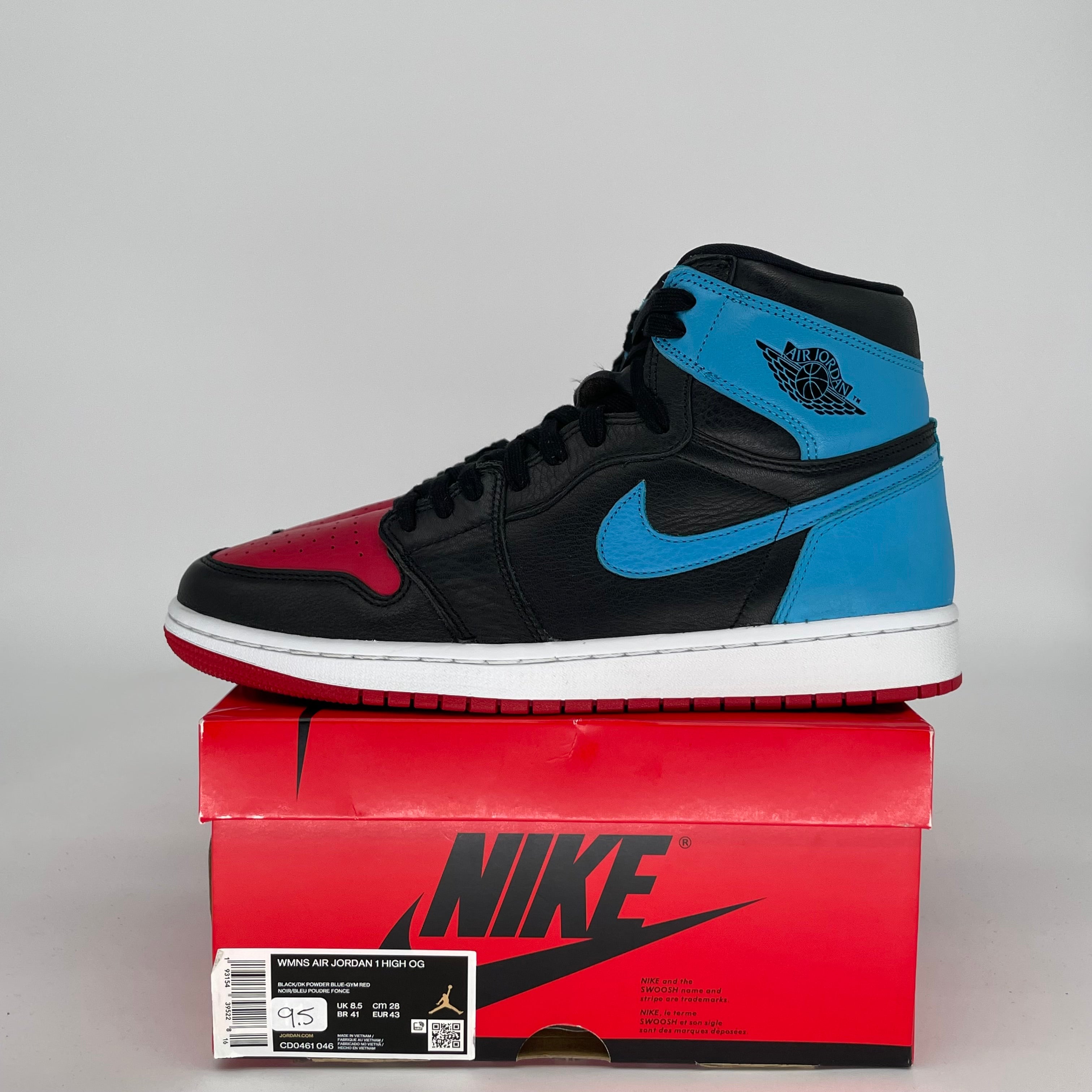 AIR JORDAN 1 NC TO CHI W SIZE 9.5/11W CD0461-046