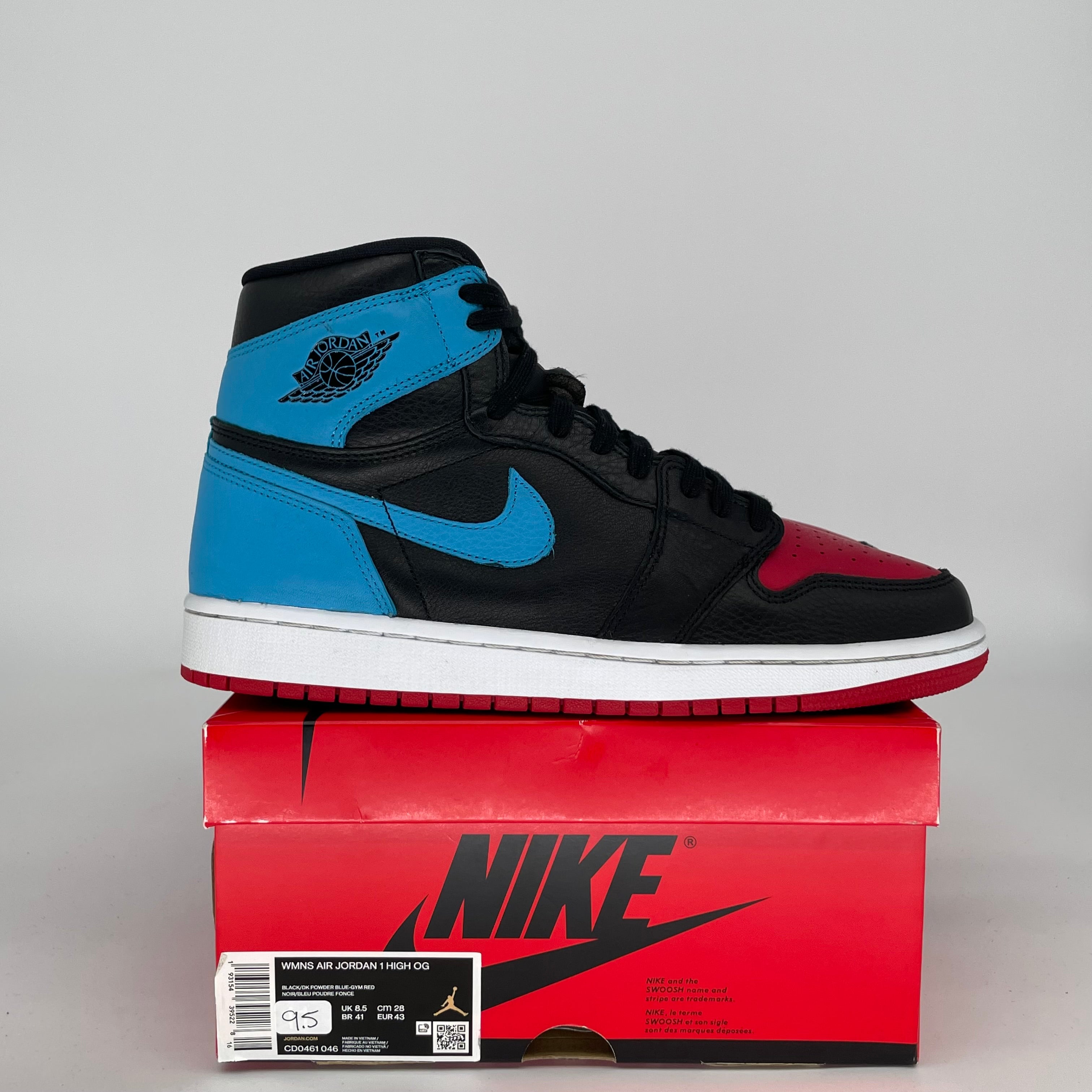 AIR JORDAN 1 NC TO CHI W SIZE 9.5/11W CD0461-046