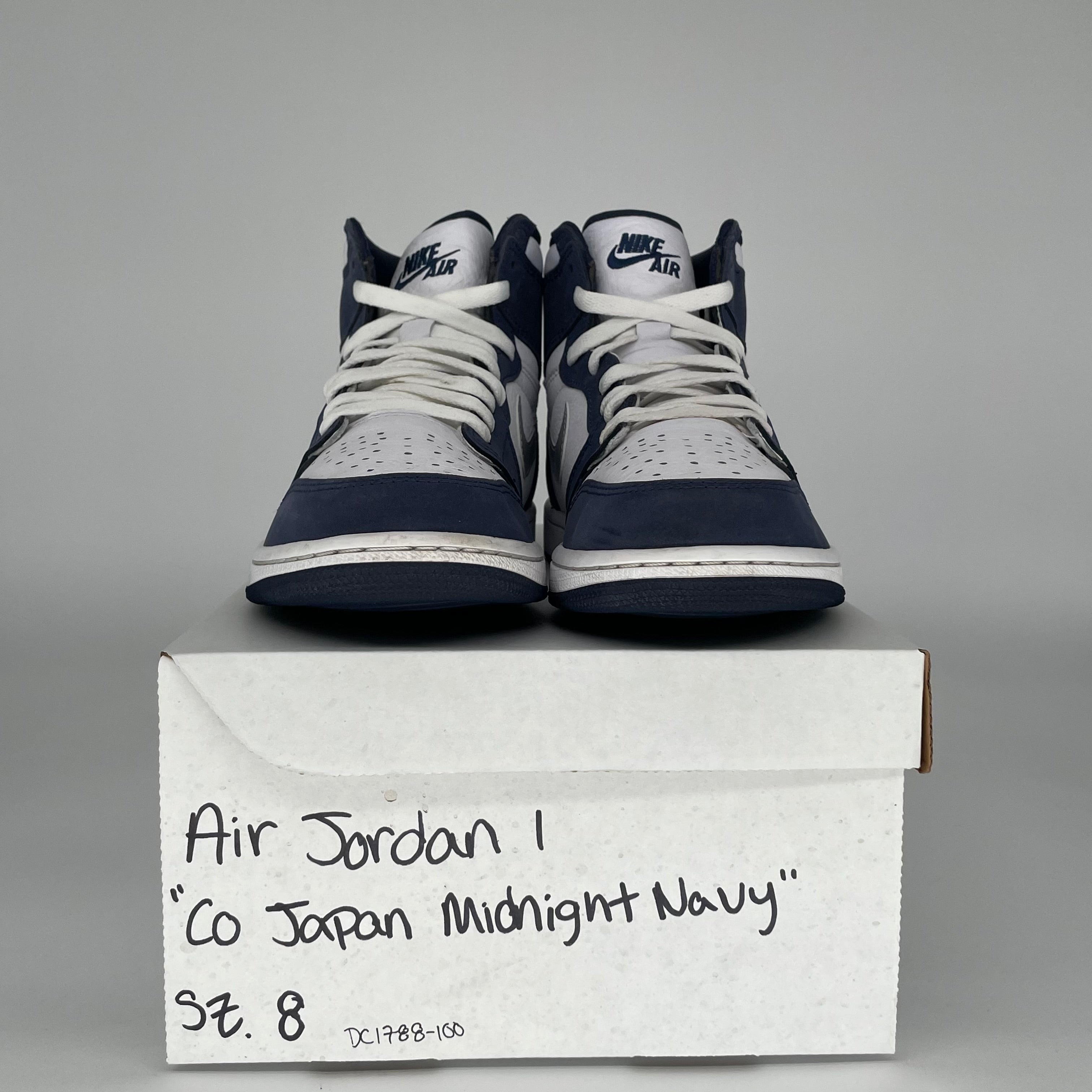 AIR JORDAN 1 CO JAPAN MIDNIGHT NAVY SIZE 8 DC1788-100