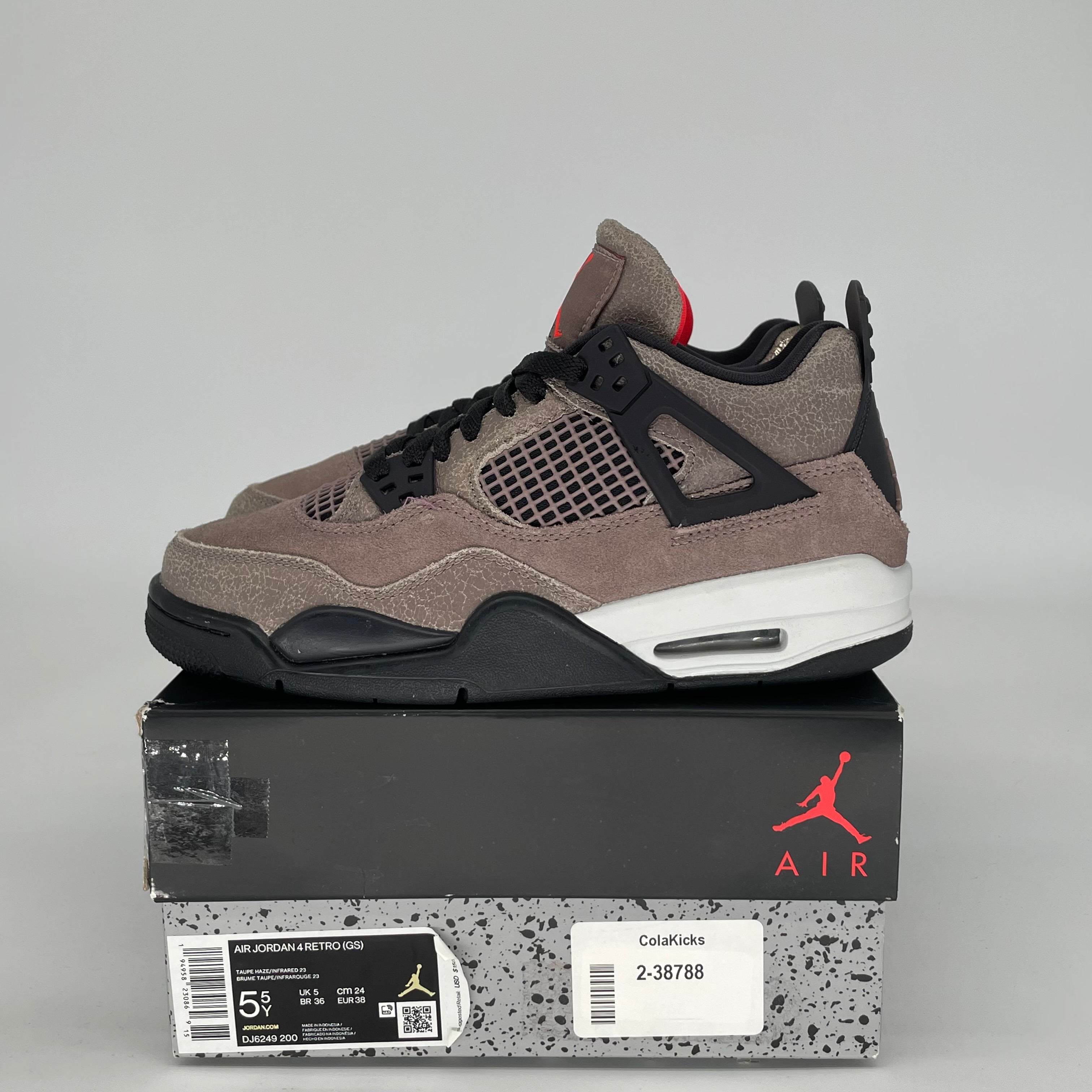 AIR JORDAN 4 TAUPE HAZE SIZE 5.5Y DJ6249-200