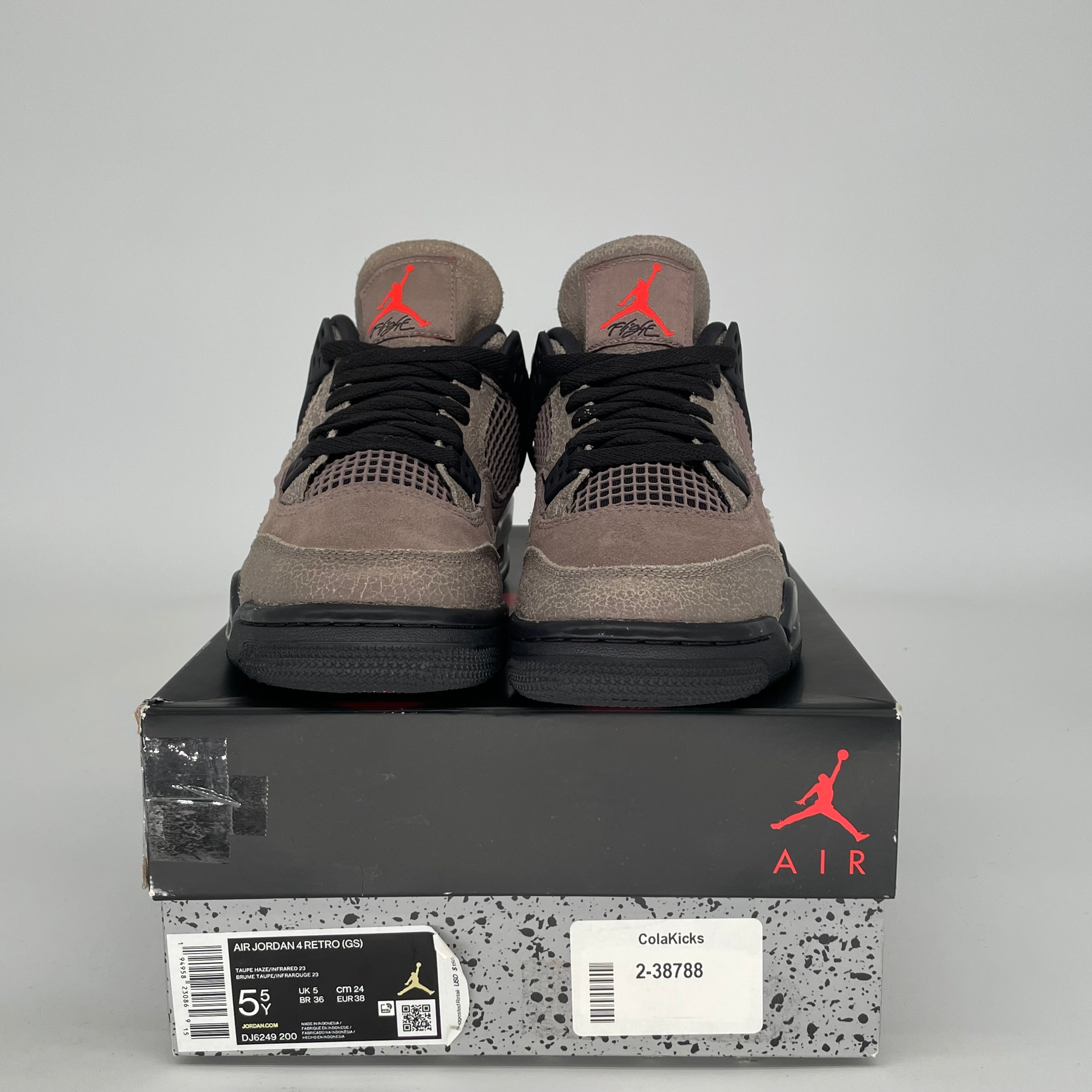 AIR JORDAN 4 TAUPE HAZE SIZE 5.5Y DJ6249-200