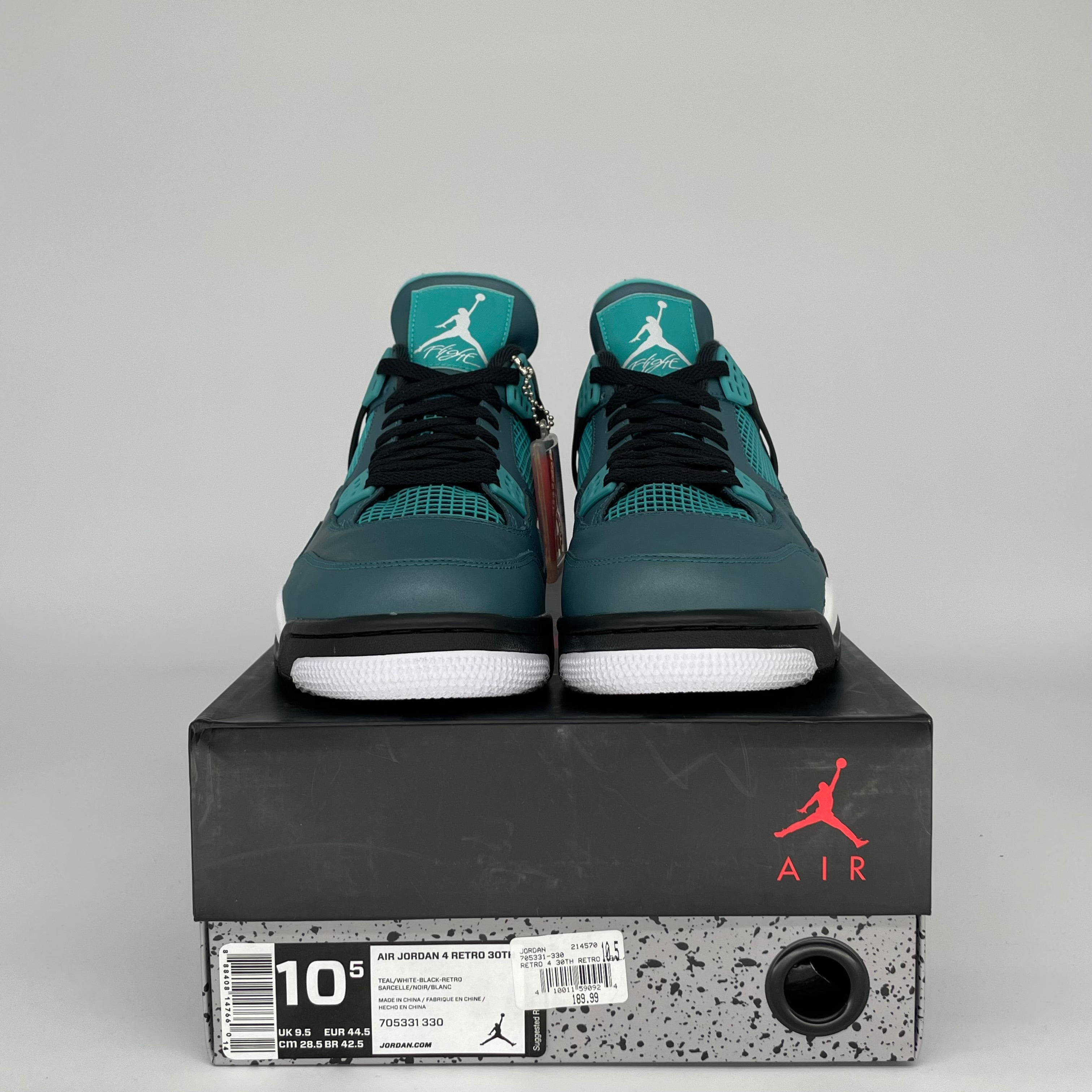 AIR JORDAN 4 TEAL SIZE 10.5 705331-330