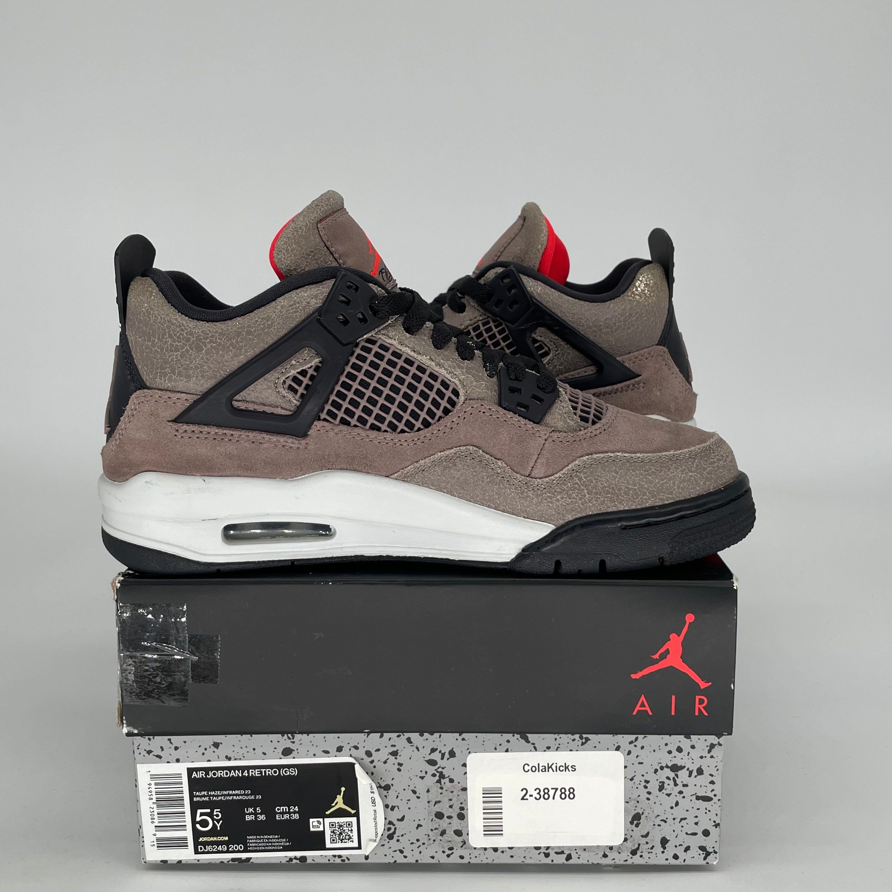 AIR JORDAN 4 TAUPE HAZE SIZE 5.5Y DJ6249-200