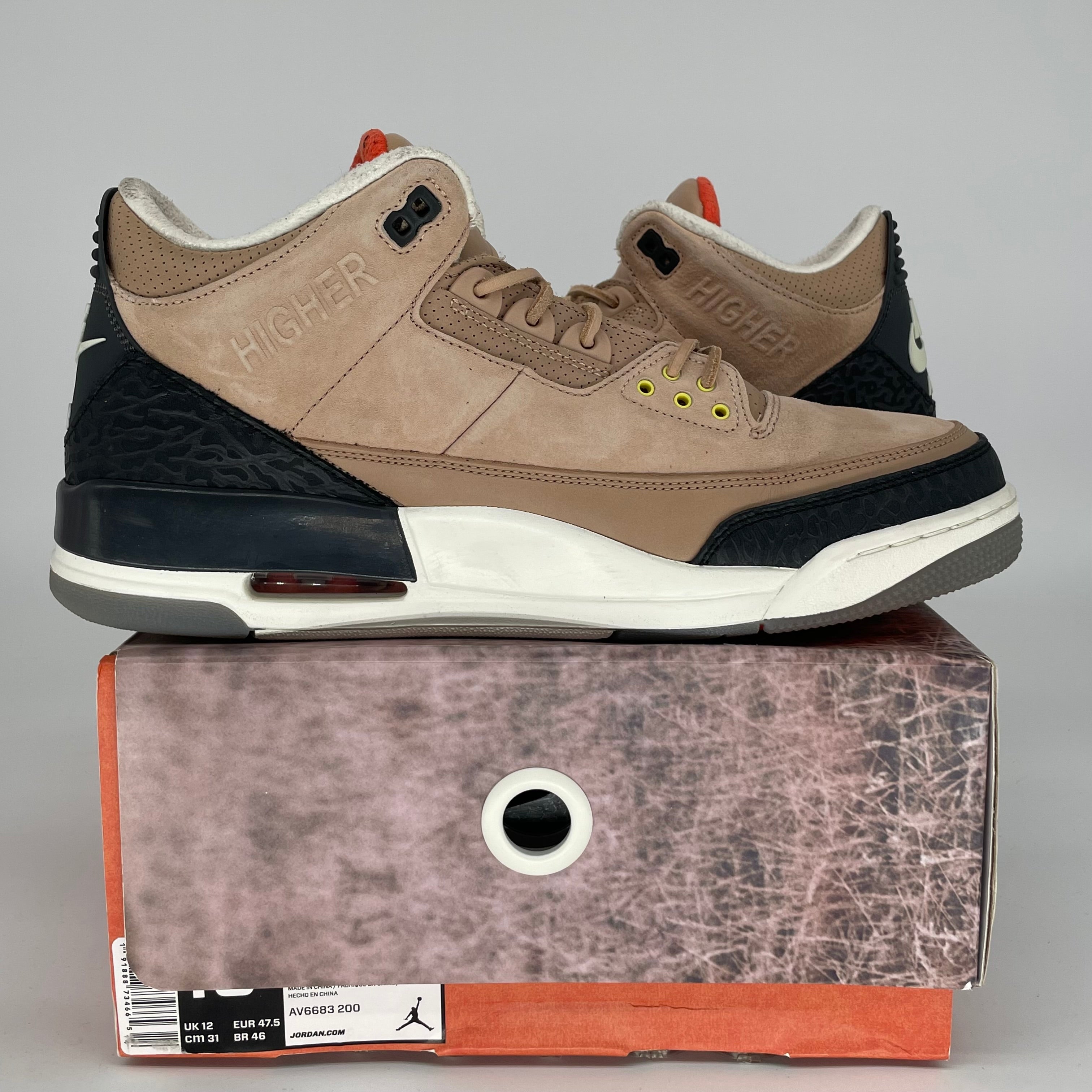 AIR JORDAN 3 JTH BIO BEIGE SIZE 13 AV6683-200