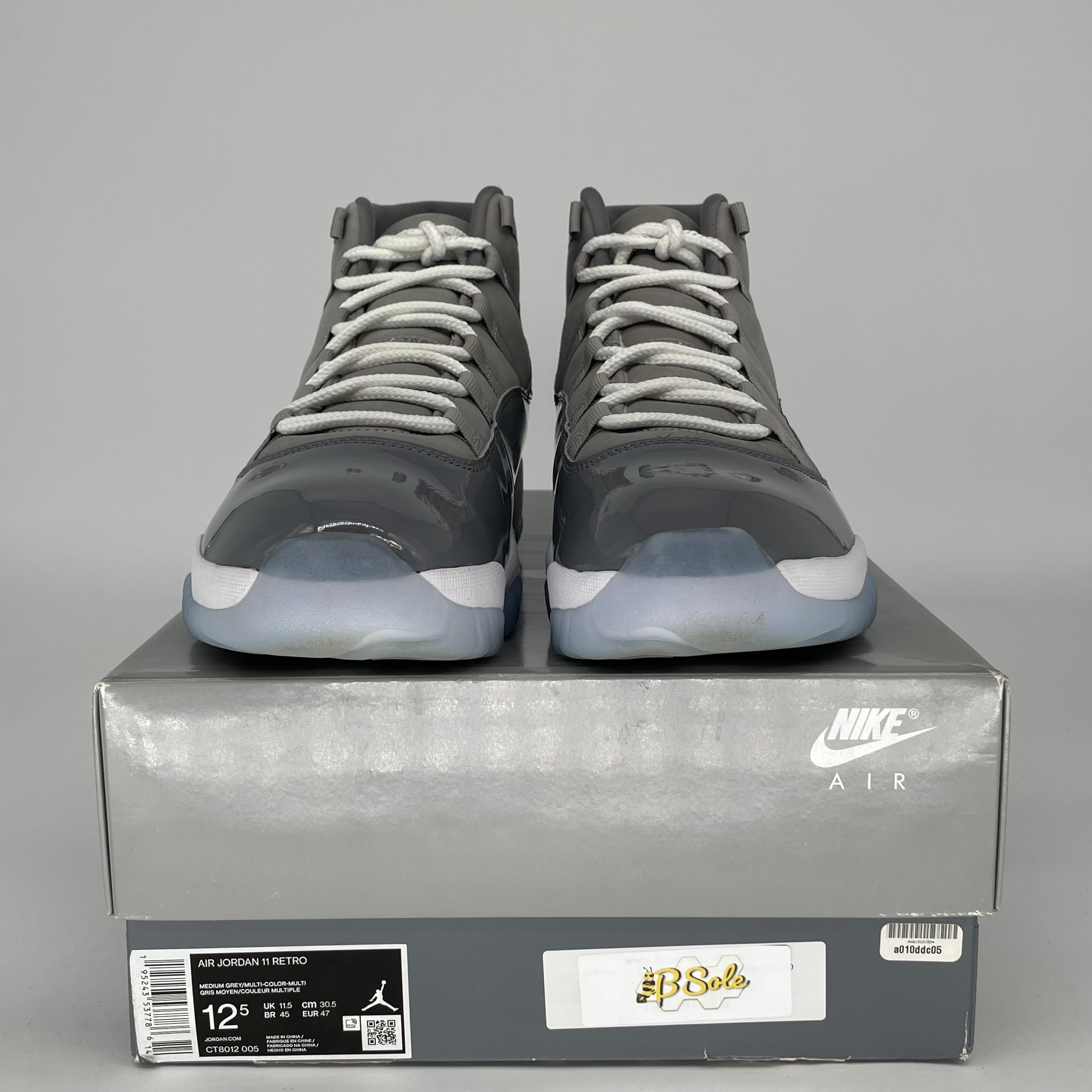 AIR JORDAN 11 COOL GREY SIZE 12.5 CT8012-005