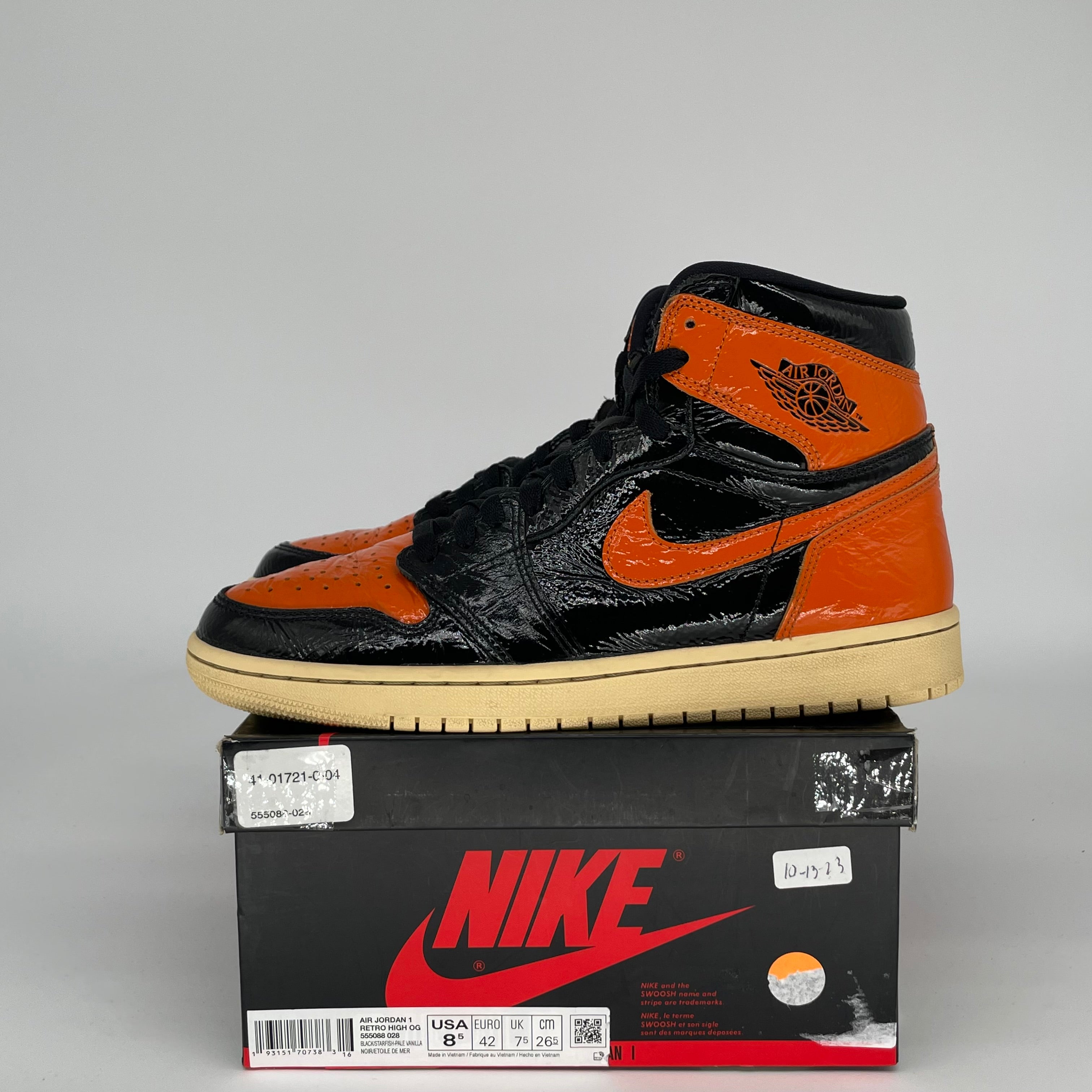 AIR JORDAN 1 SHATTERED BACKBOARD 3.0 SIZE 8.5 555088-028