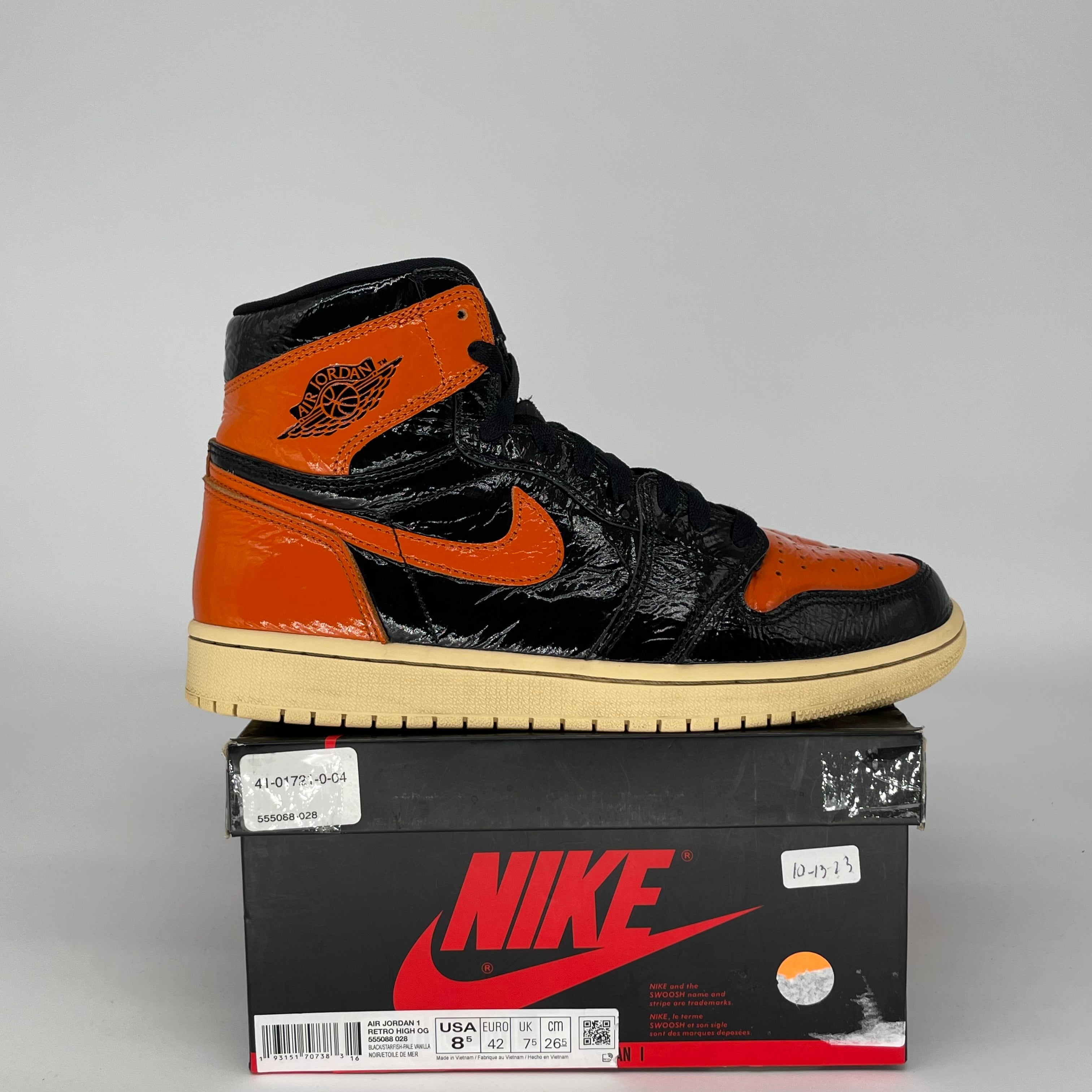 AIR JORDAN 1 SHATTERED BACKBOARD 3.0 SIZE 8.5 555088-028