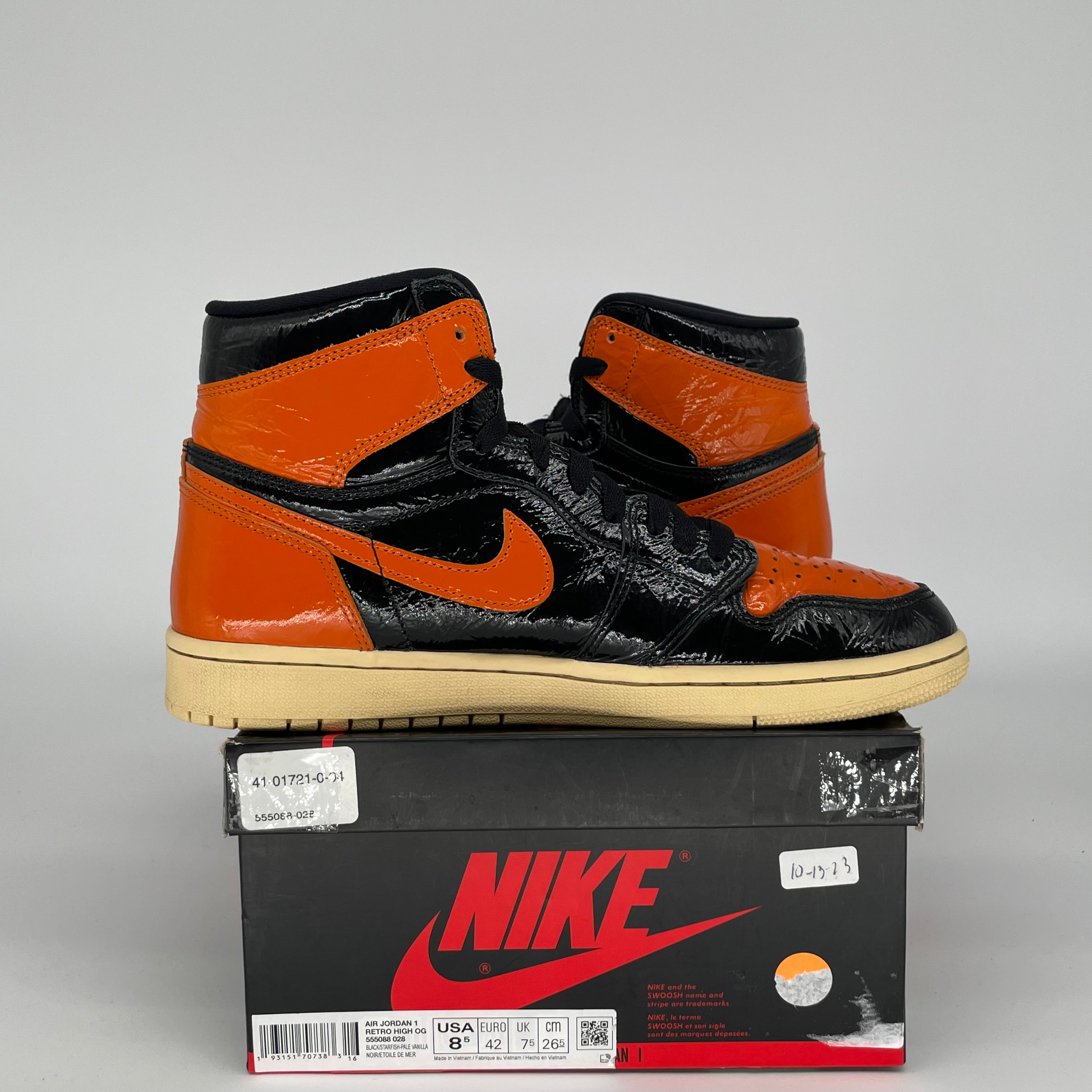 AIR JORDAN 1 SHATTERED BACKBOARD 3.0 SIZE 8.5 555088-028