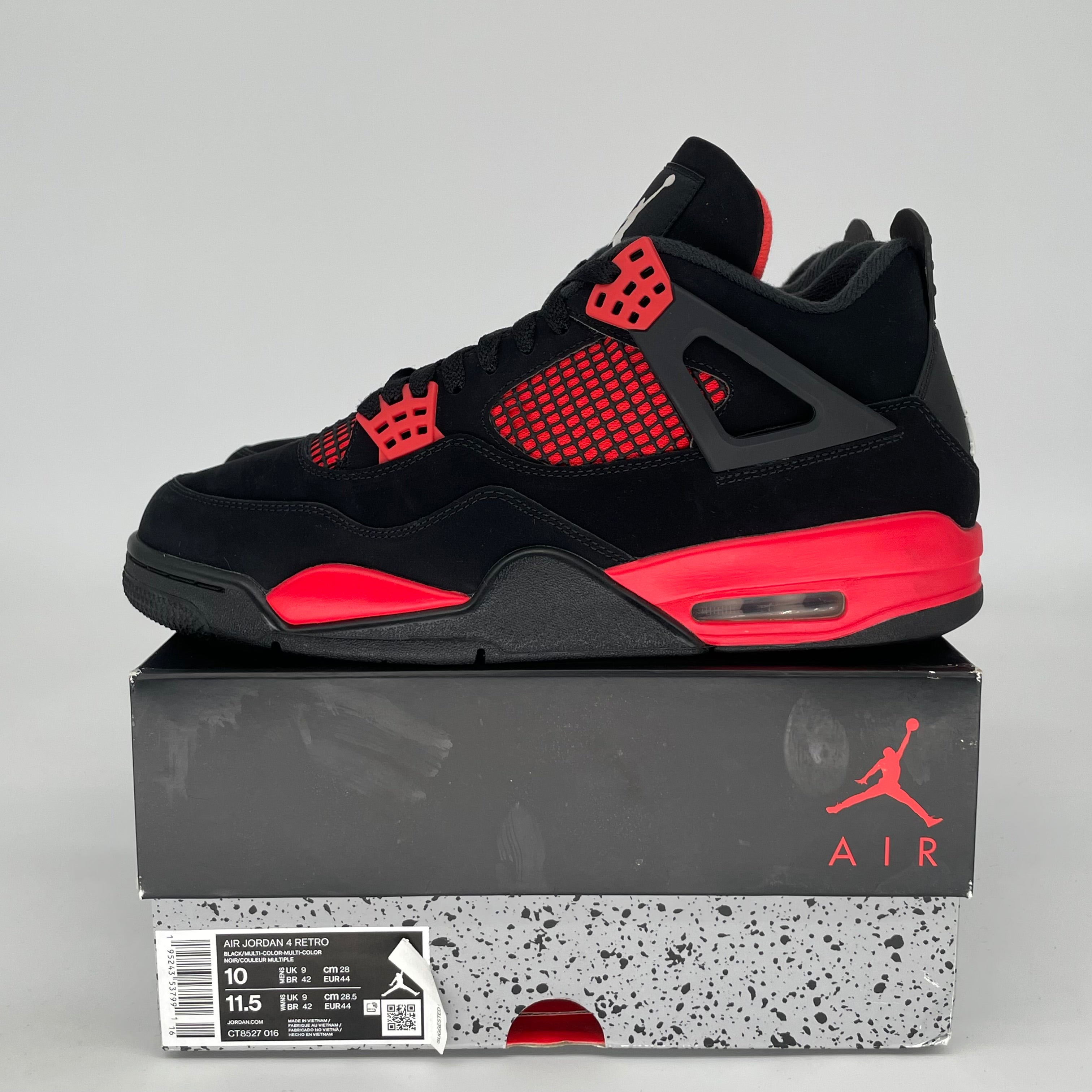 AIR JORDAN 4 RED THUNDER SIZE 10 CT8527-016