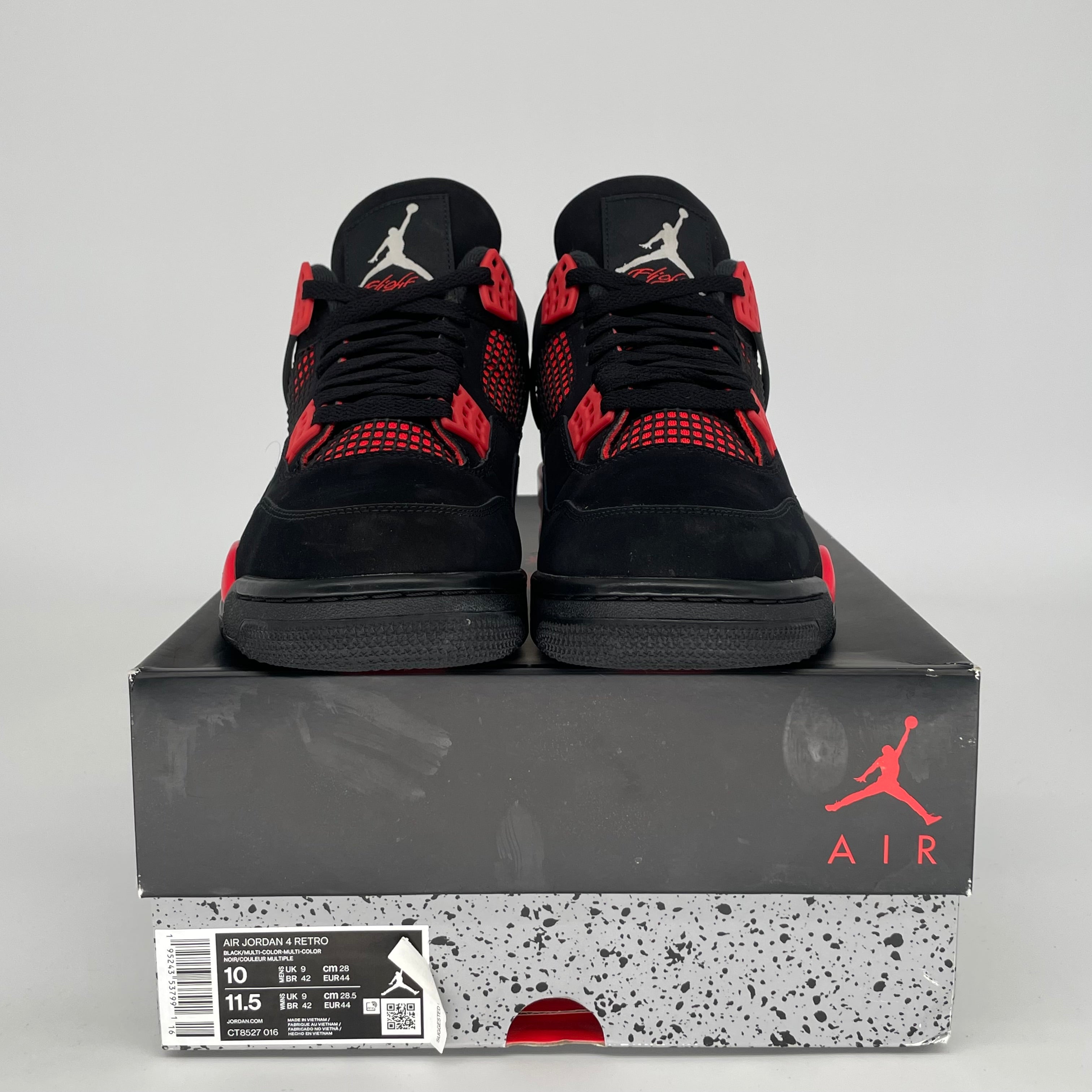 AIR JORDAN 4 RED THUNDER SIZE 10 CT8527-016