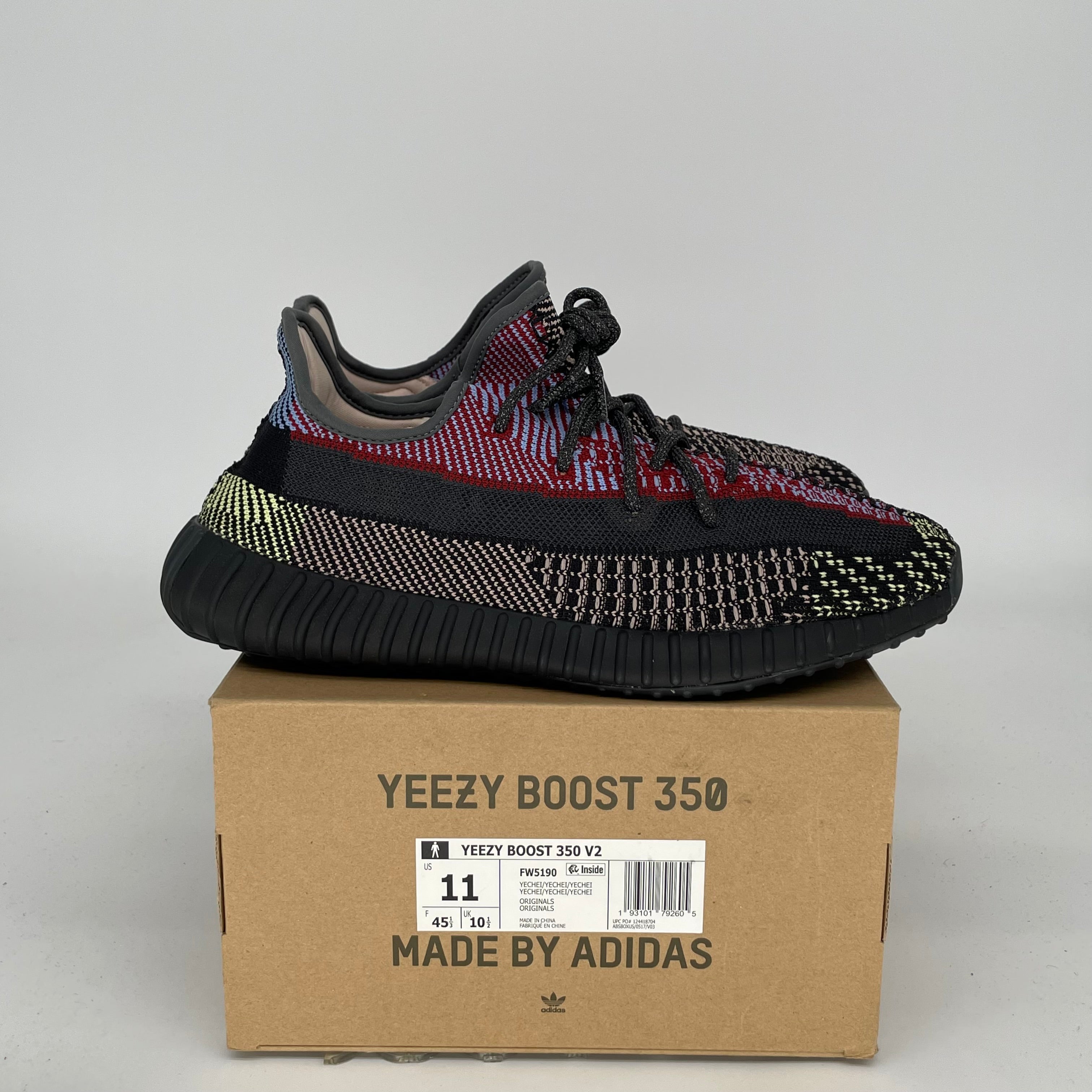 ADIDAS YEEZY 350 V2 YECHEIL NR SIZE 11 FW5190