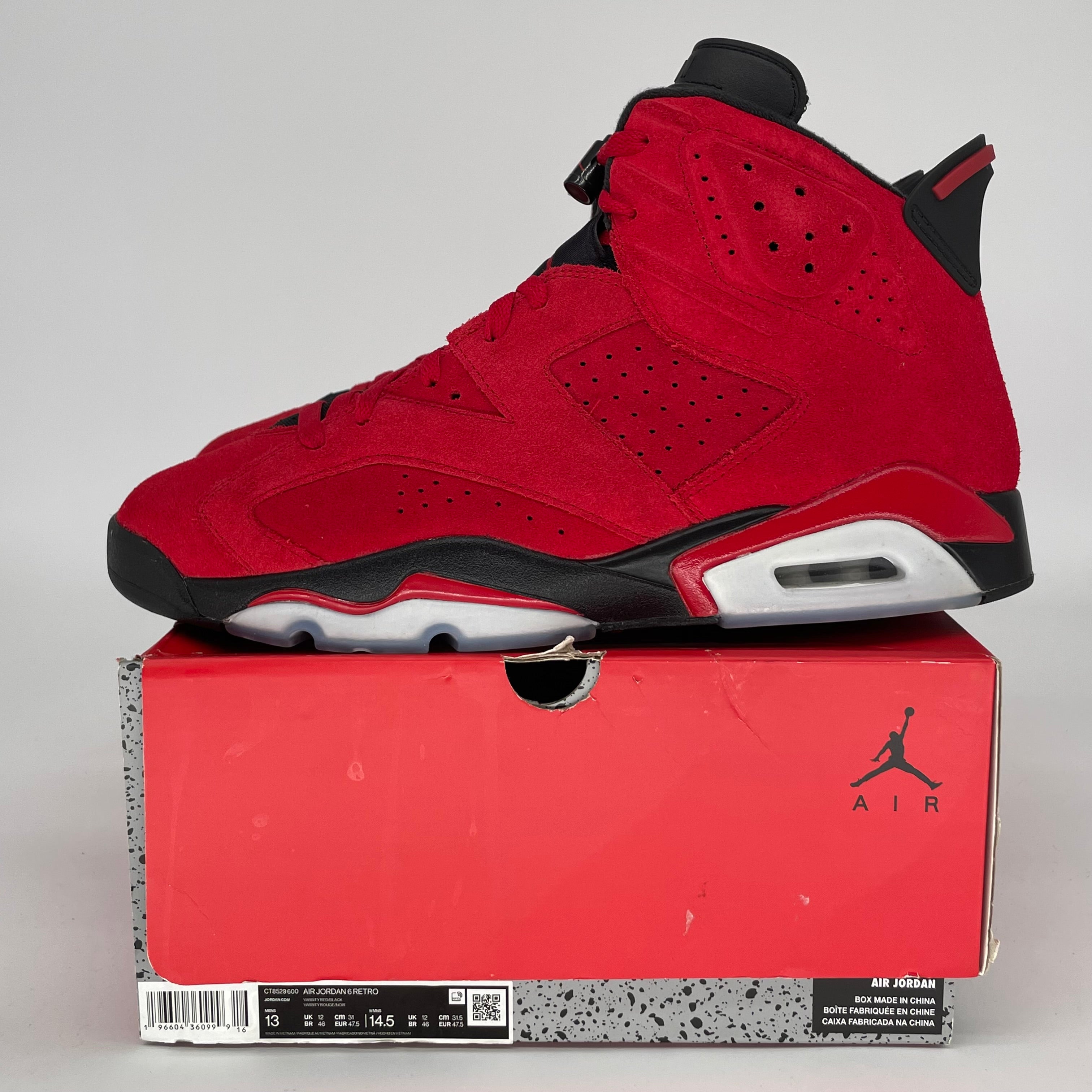 AIR JORDAN 6 TORO BRAVO SIZE 13 CT8529-600