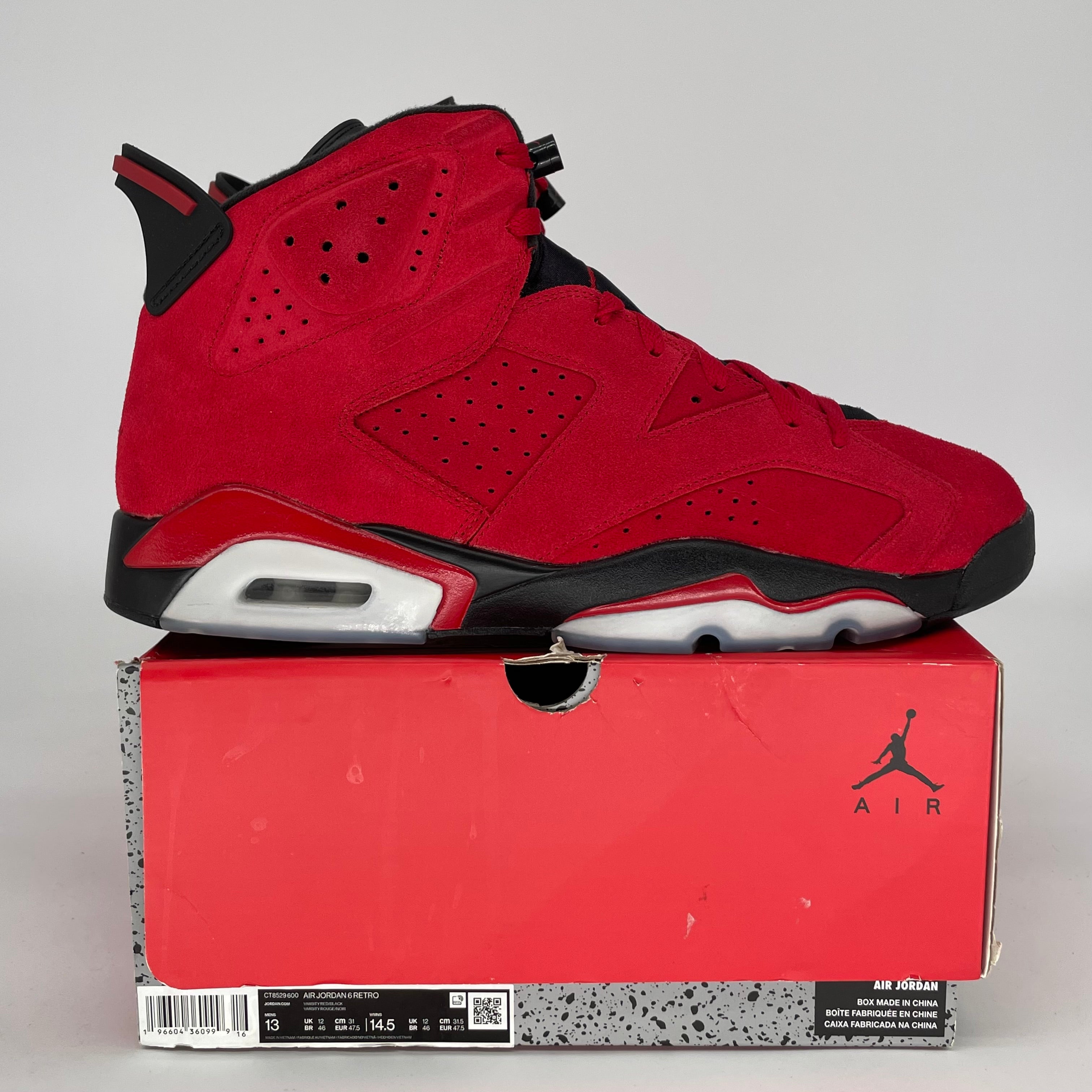 AIR JORDAN 6 TORO BRAVO SIZE 13 CT8529-600