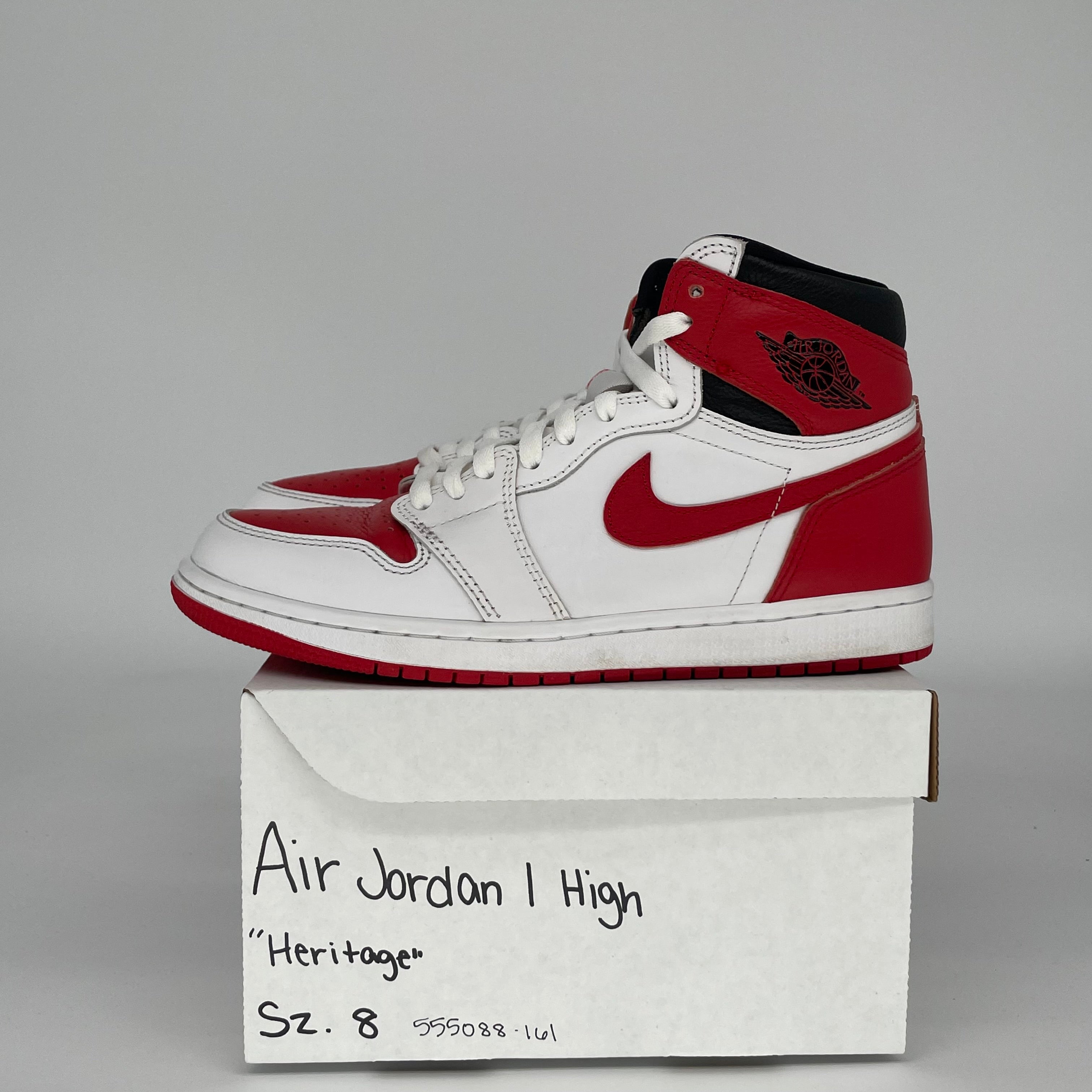 AIR JORDAN 1 HERITAGE SIZE 8 555088-161