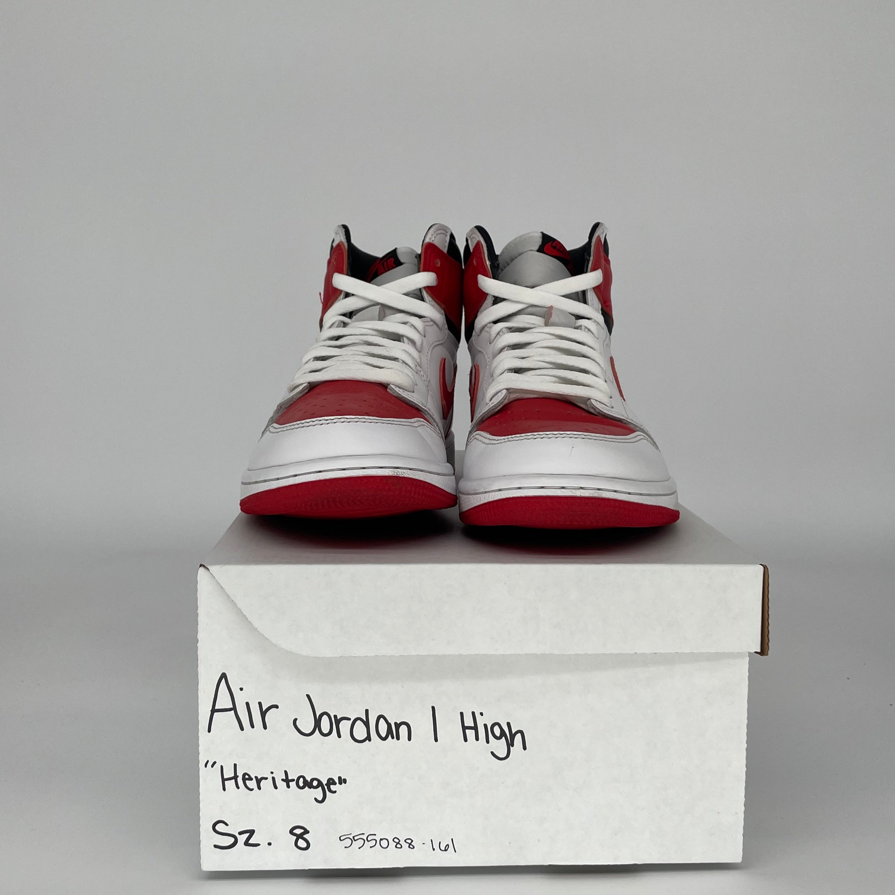 AIR JORDAN 1 HERITAGE SIZE 8 555088-161