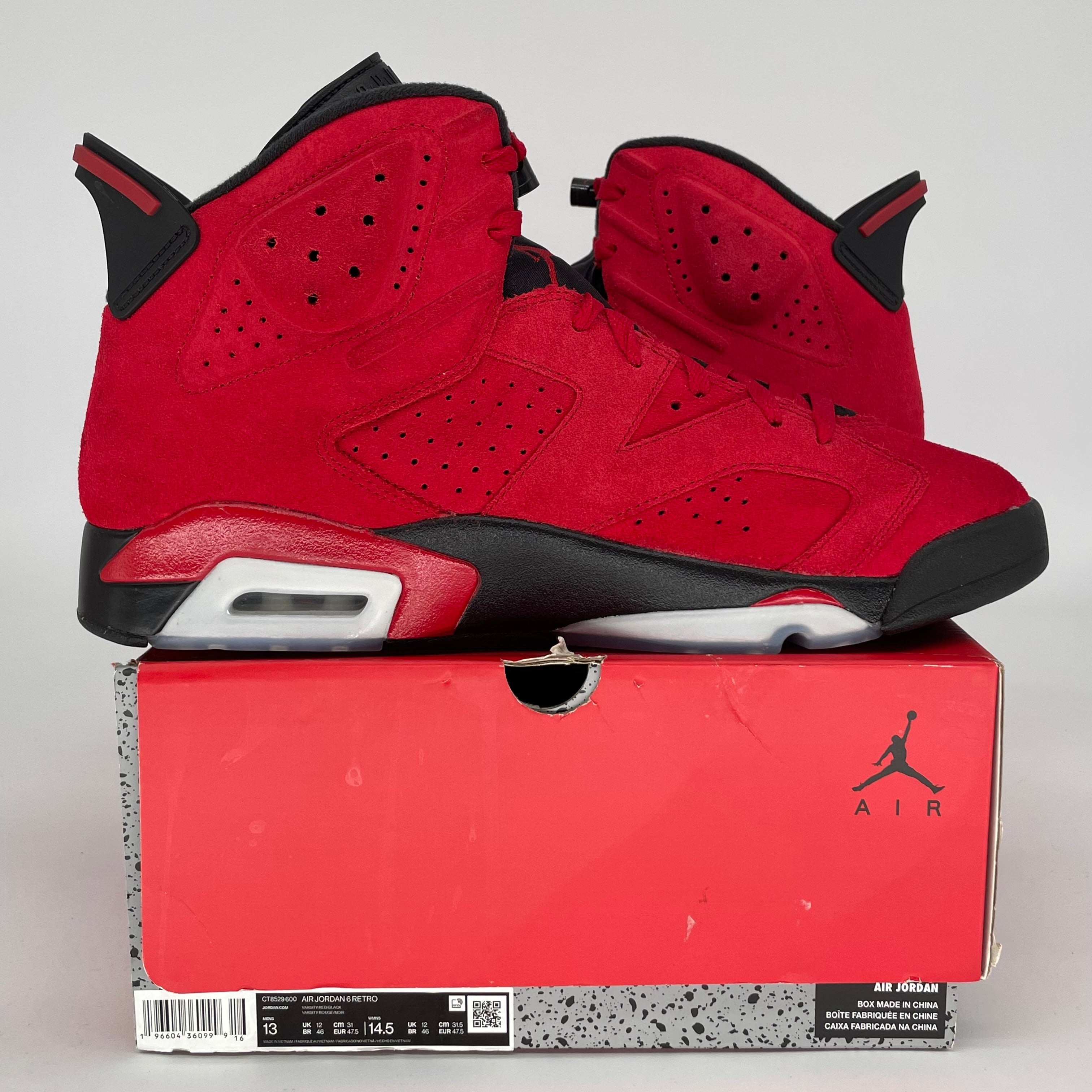 AIR JORDAN 6 TORO BRAVO SIZE 13 CT8529-600