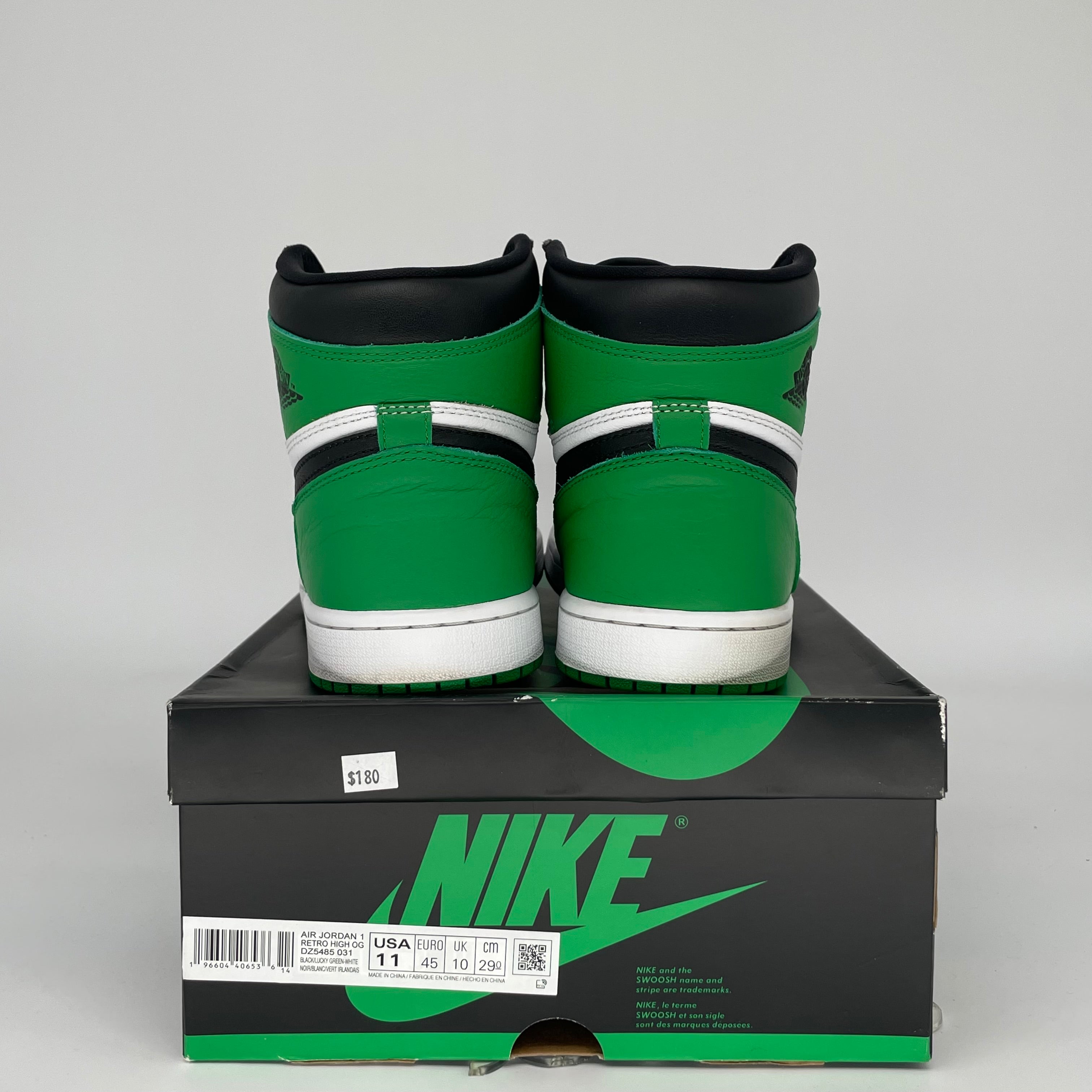 AIR JORDAN 1 LUCKY GREEN SIZE 11 DZ5485-031