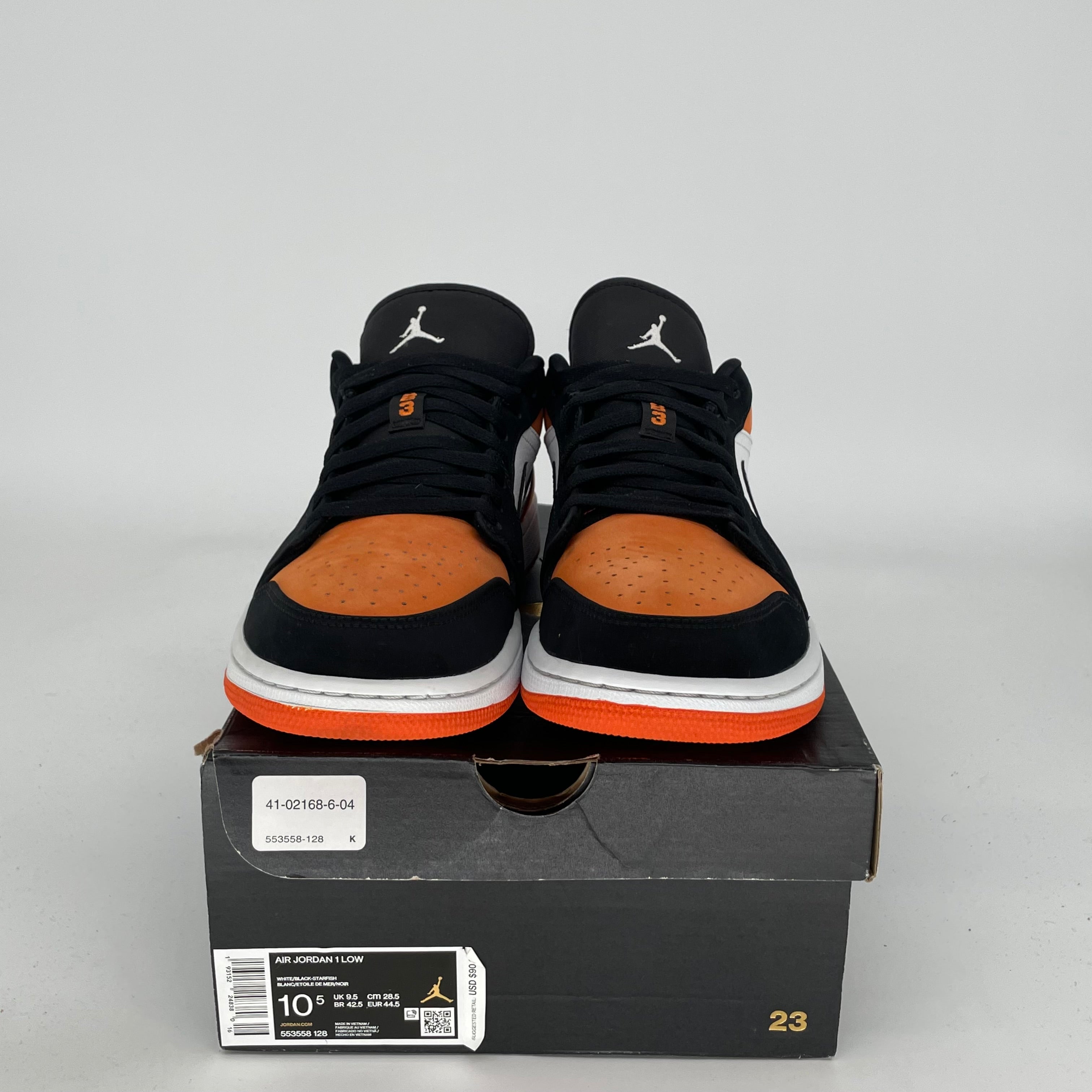 AIR JORDAN 1 LOW SHATTERED BACKBOARD SIZE 10.5 553558-128