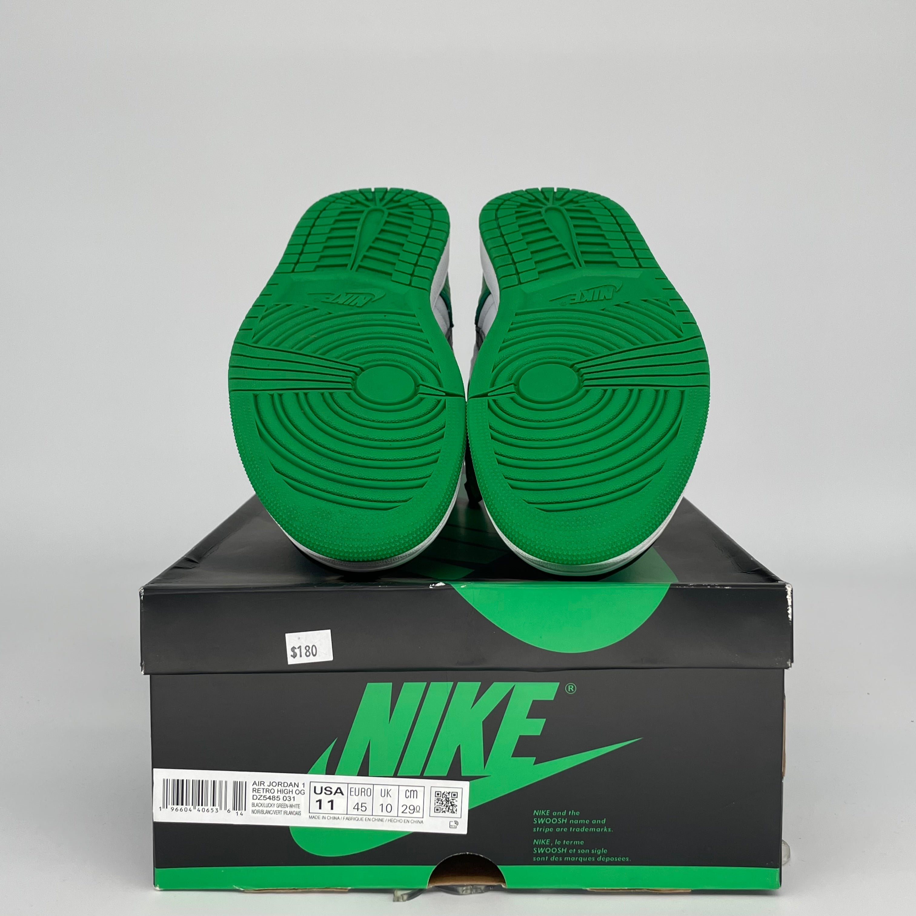 AIR JORDAN 1 LUCKY GREEN SIZE 11 DZ5485-031