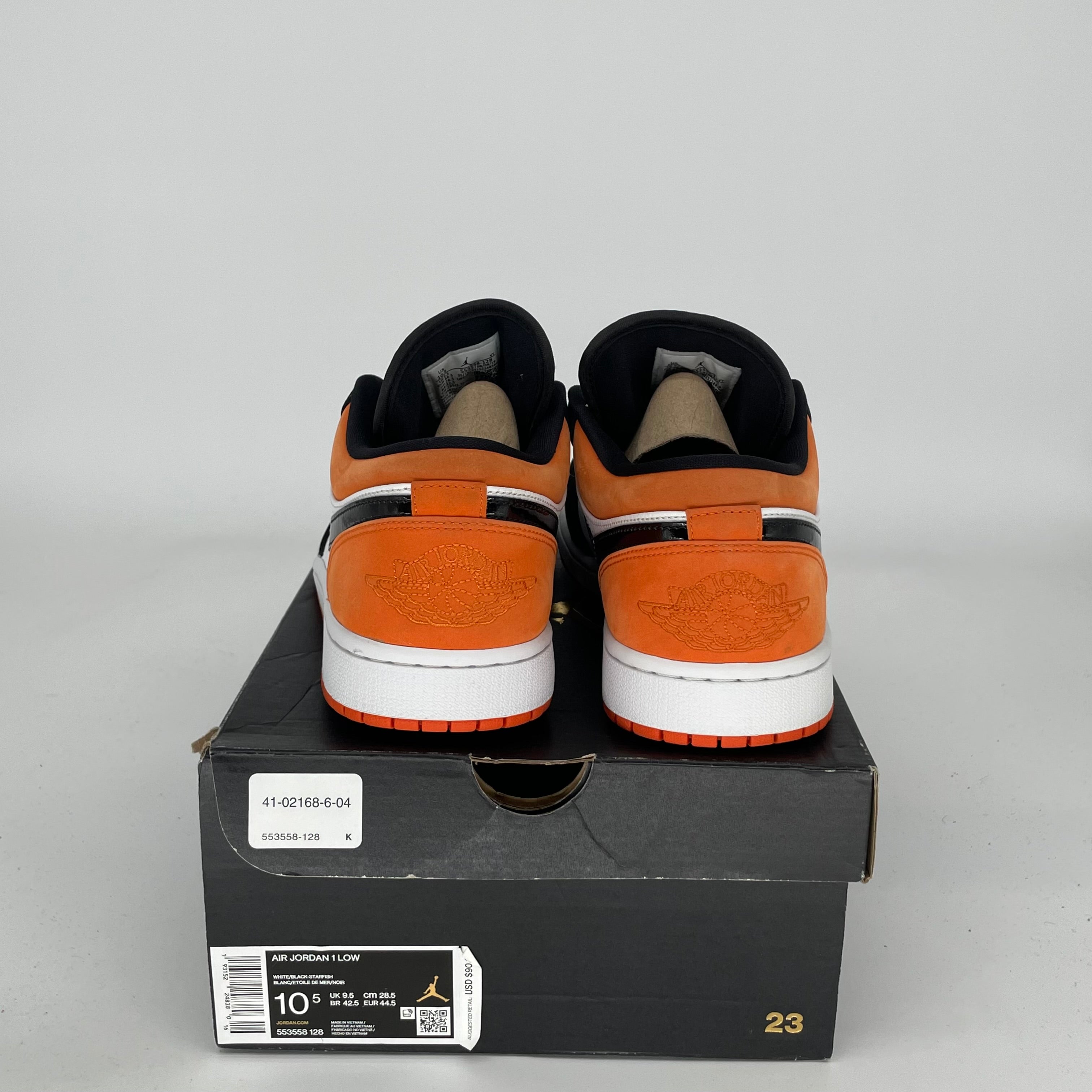 AIR JORDAN 1 LOW SHATTERED BACKBOARD SIZE 10.5 553558-128