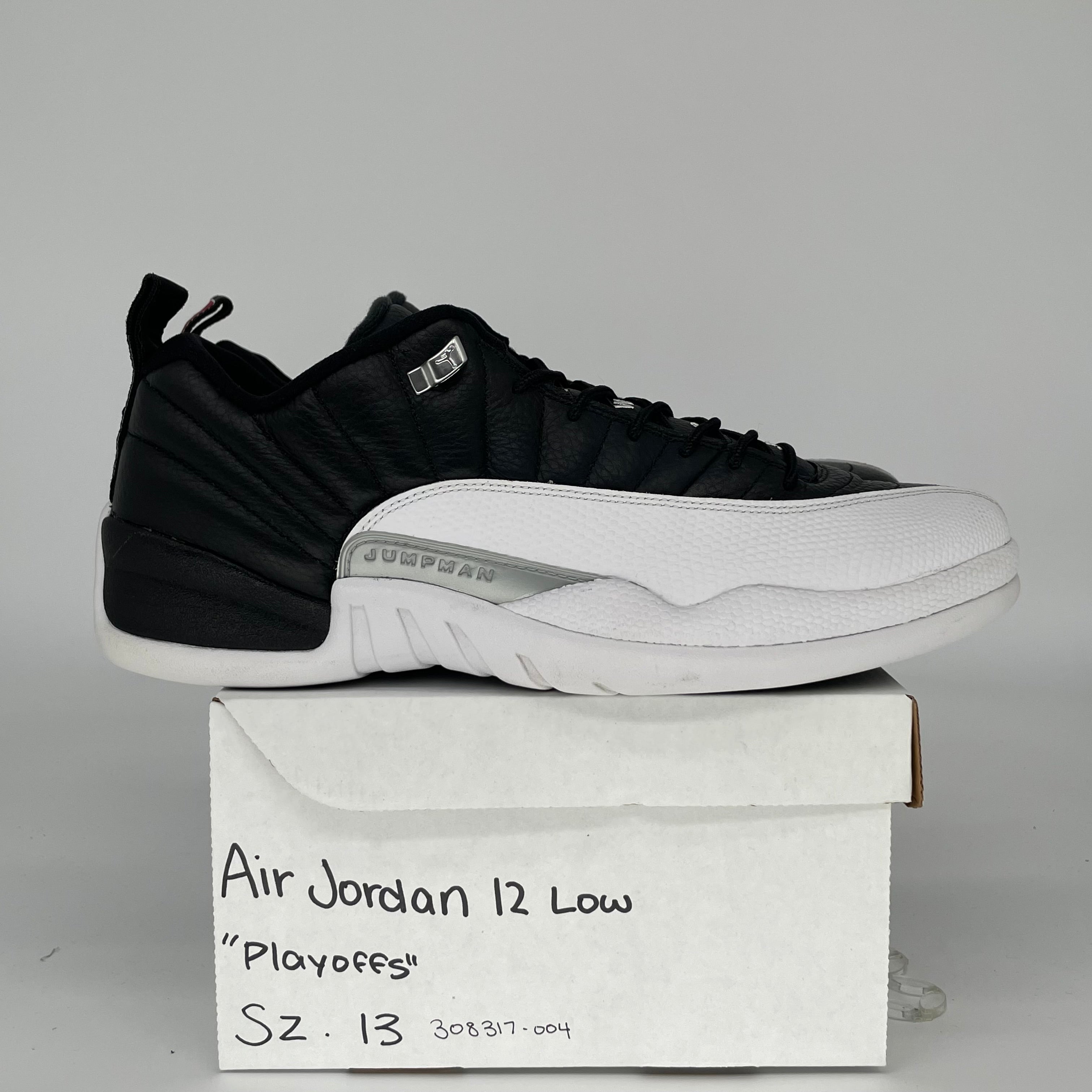 AIR JORDAN 12 LOW PLAYOFFS SIZE 13 308317-004