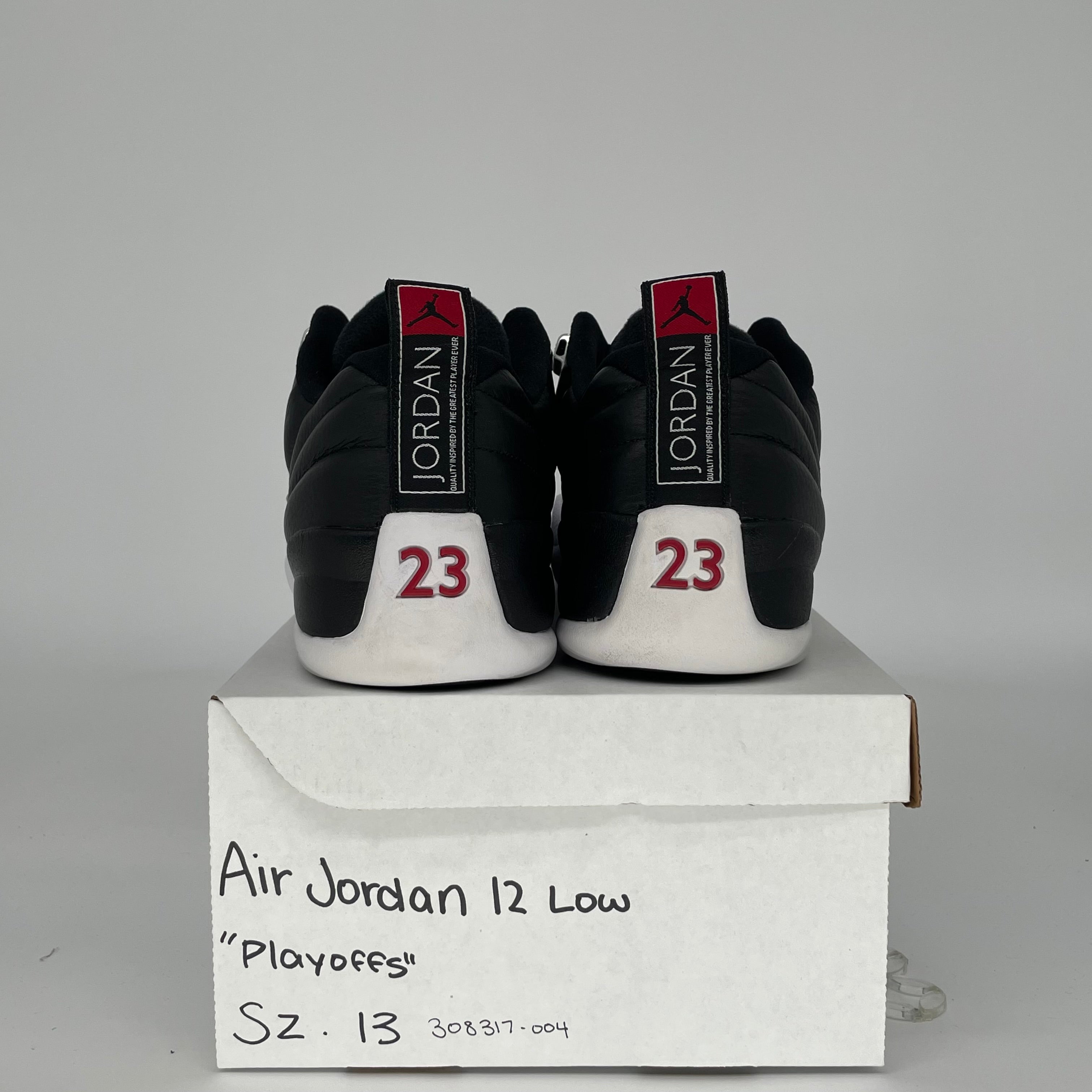 AIR JORDAN 12 LOW PLAYOFFS SIZE 13 308317-004