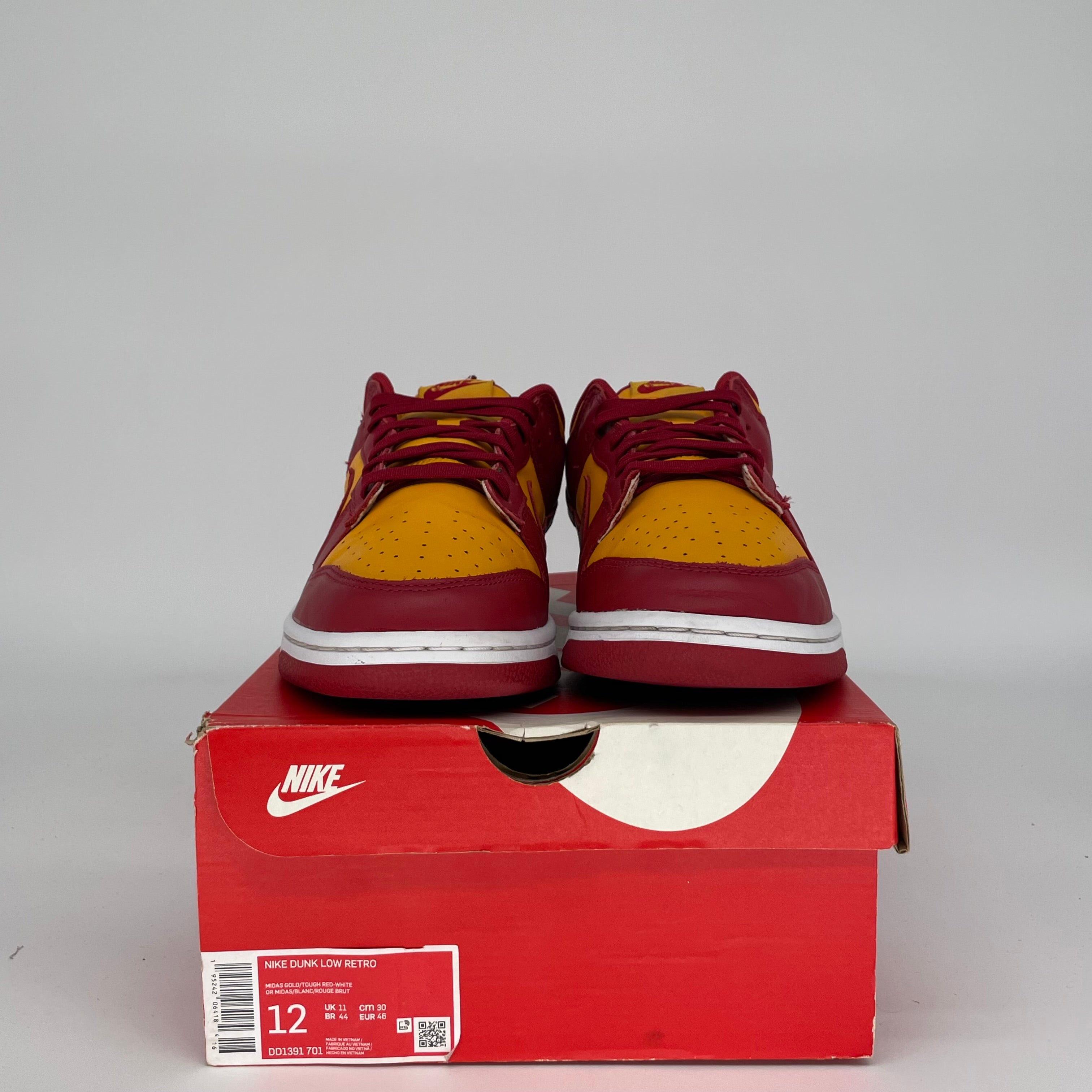 NIKE DUNK LOW MIDAS GOLD SIZE 12 DD1391-701