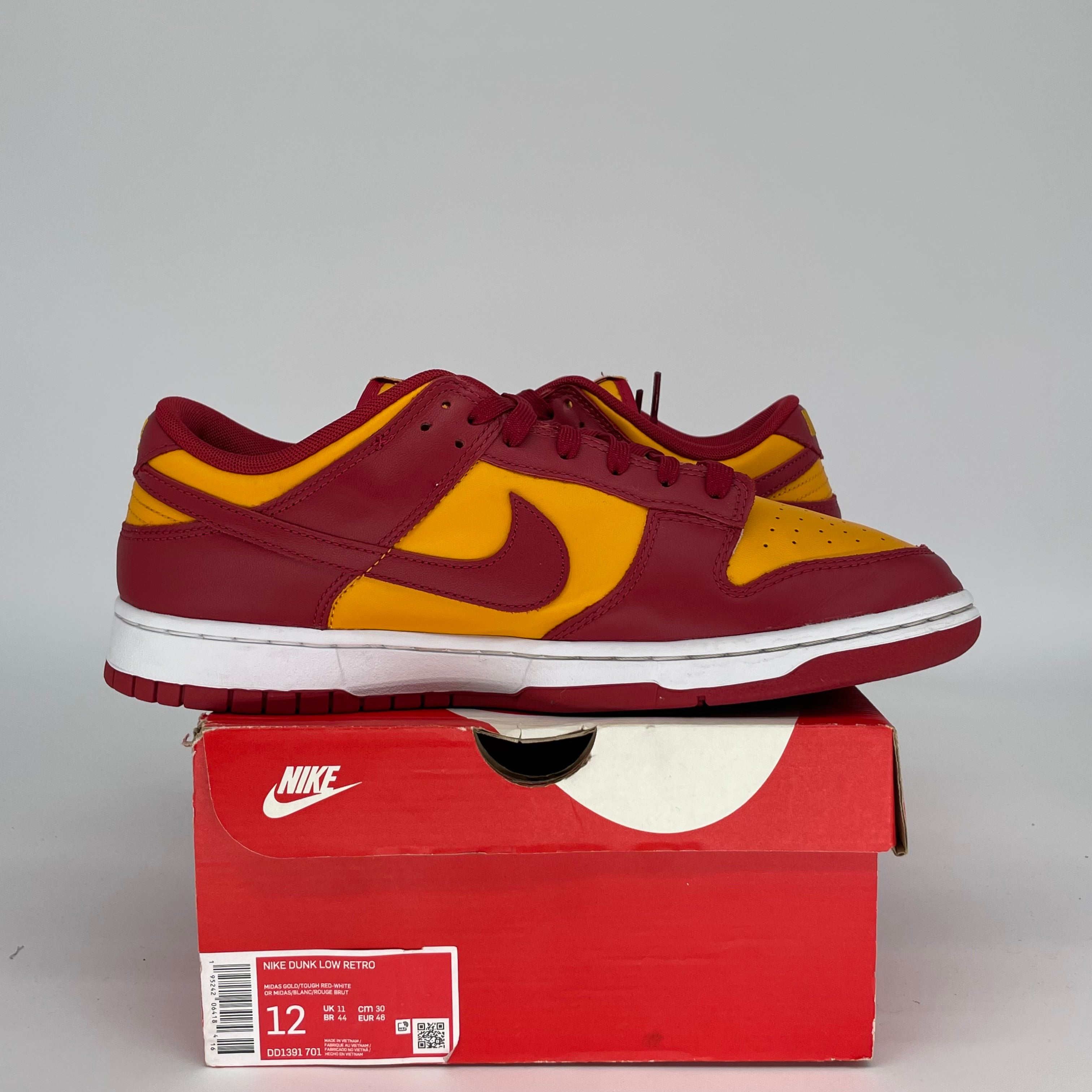 NIKE DUNK LOW MIDAS GOLD SIZE 12 DD1391-701