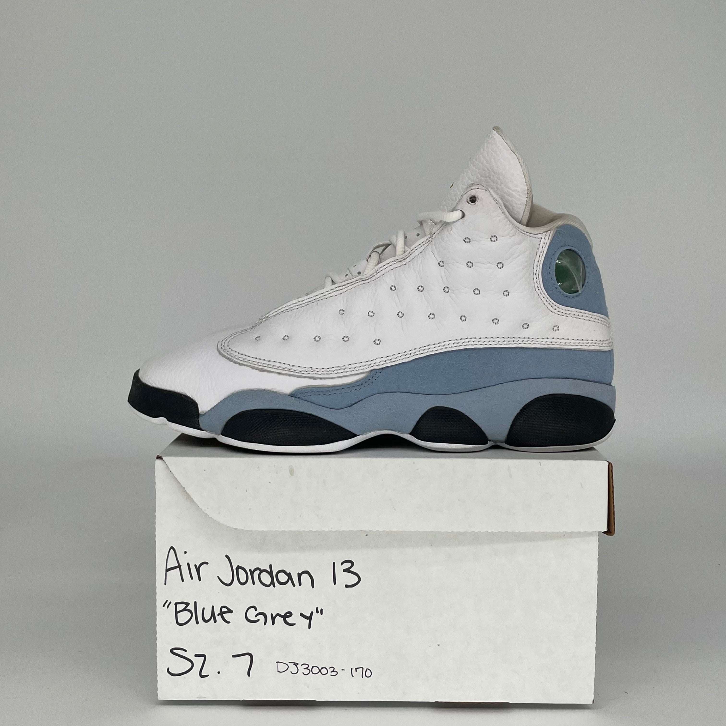 AIR JORDAN 13 BLUE GREY SIZE 7Y DJ3003-170