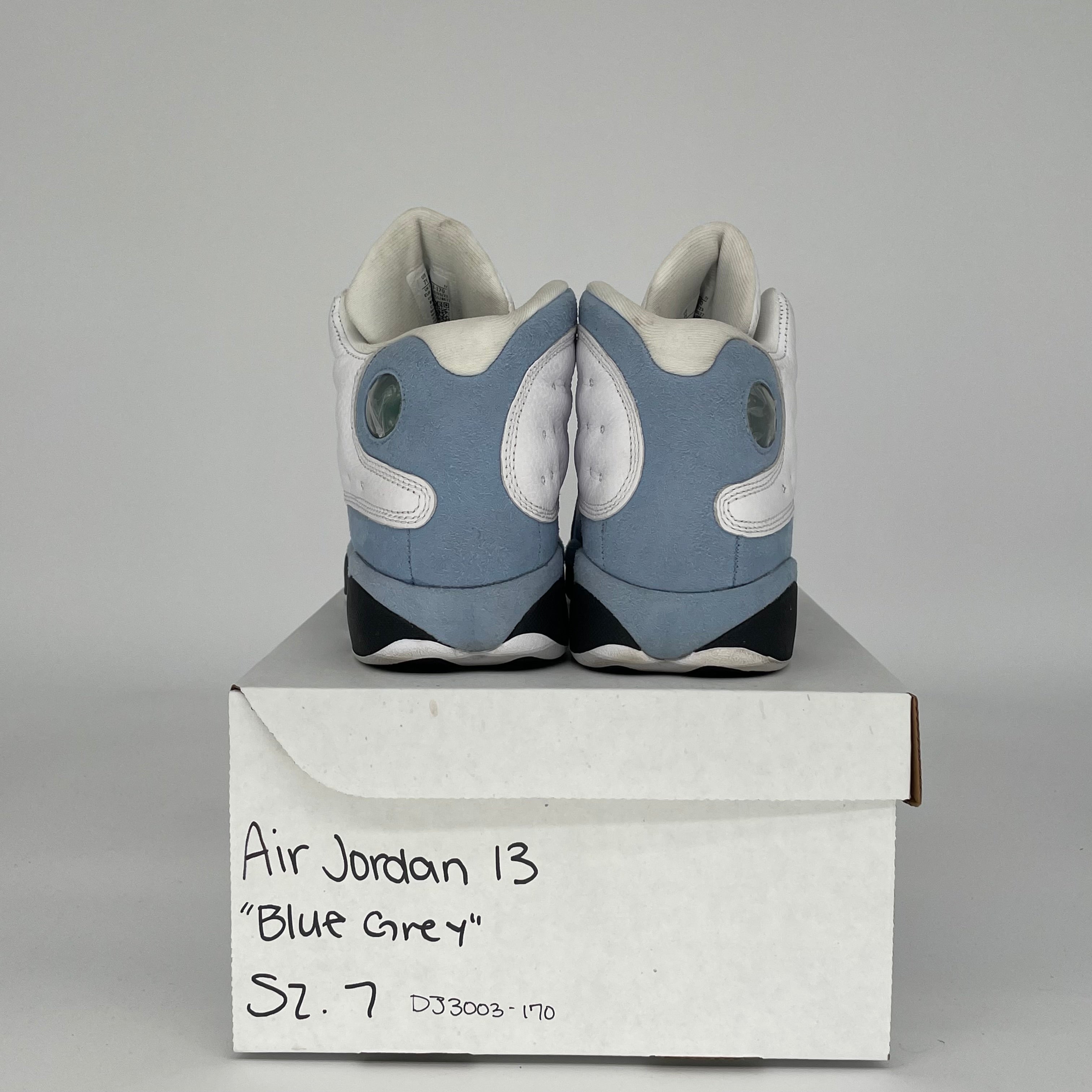 AIR JORDAN 13 BLUE GREY SIZE 7Y DJ3003-170