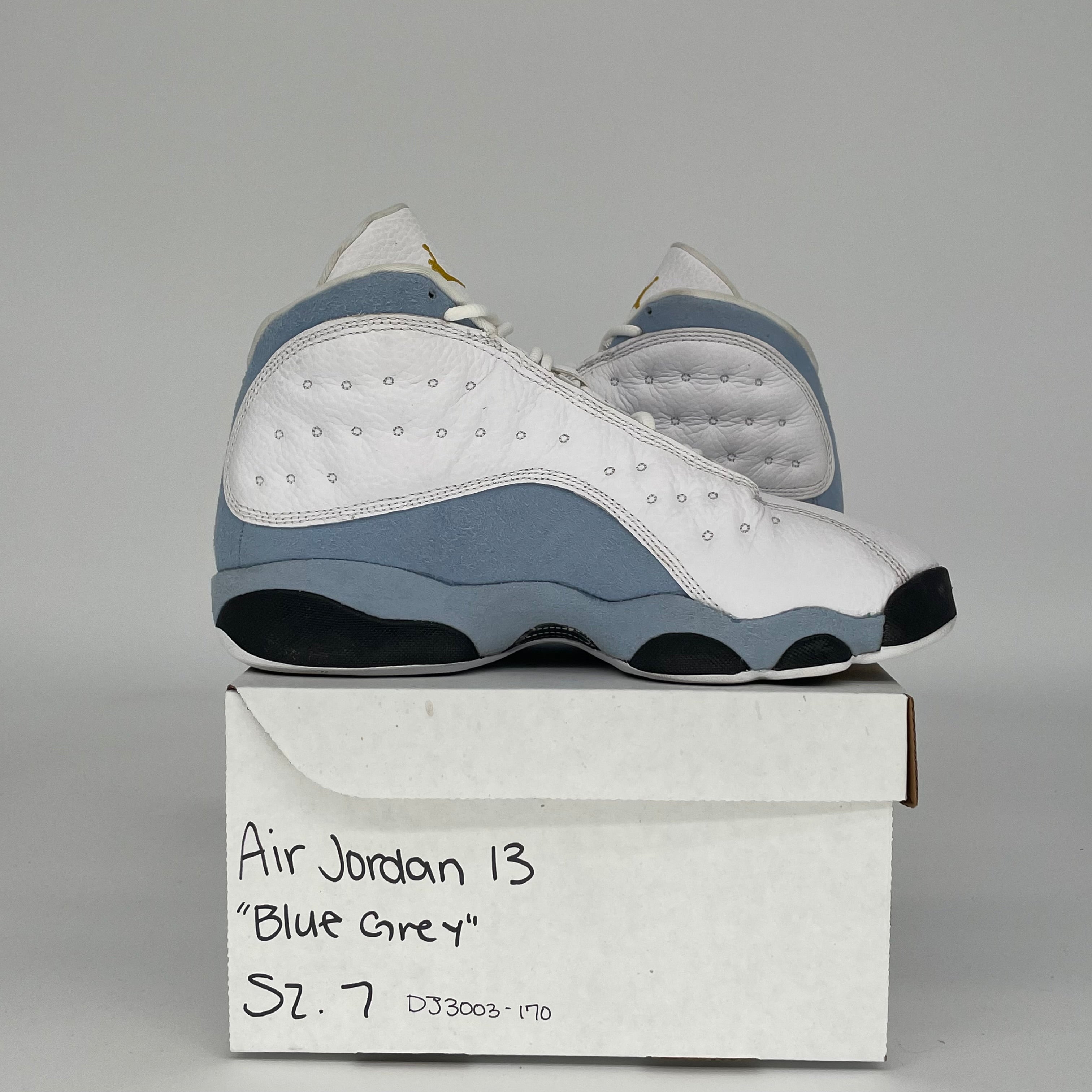 AIR JORDAN 13 BLUE GREY SIZE 7Y DJ3003-170