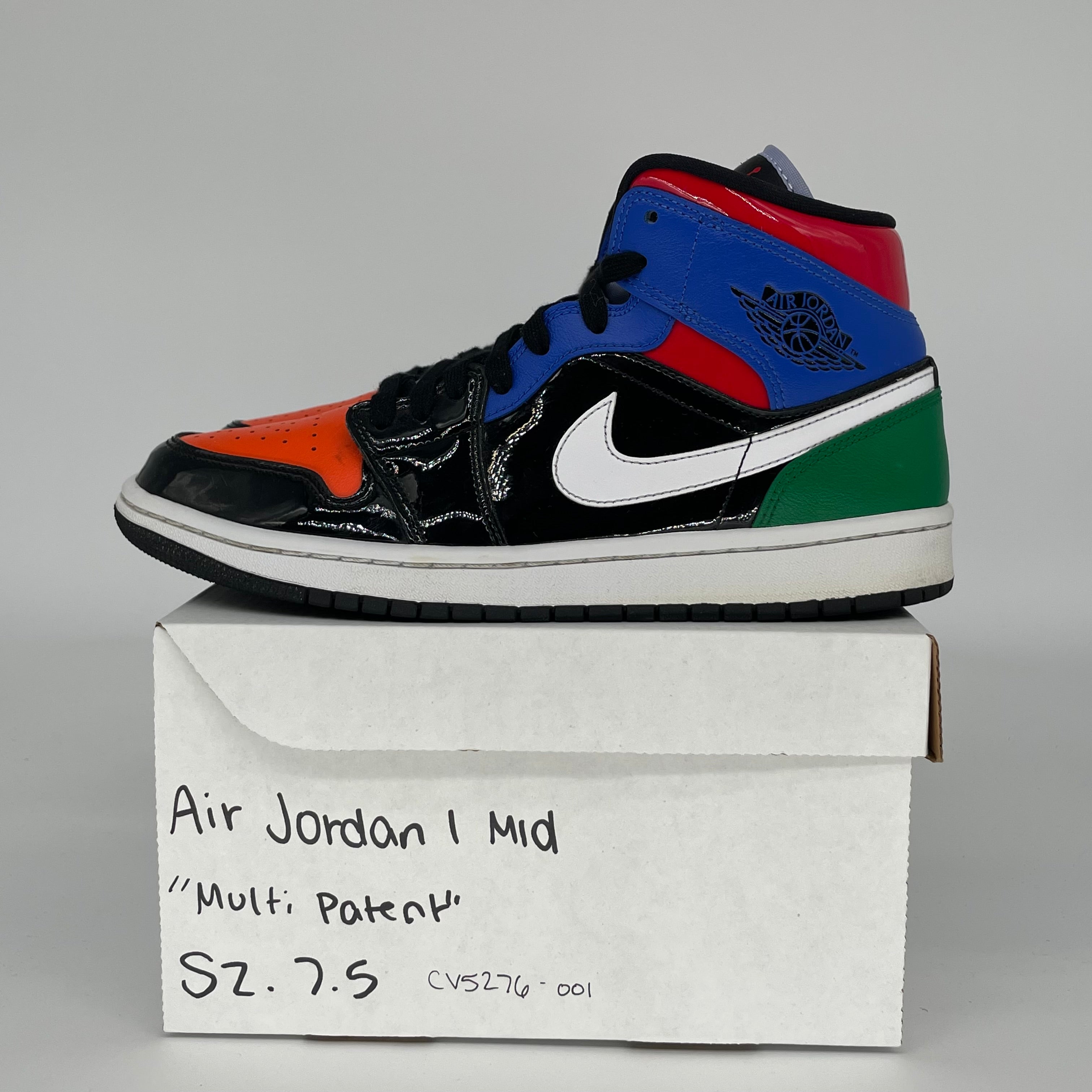 AIR JORDAN 1 MULTI PATENT SIZE 7.5/9W CV5276-001