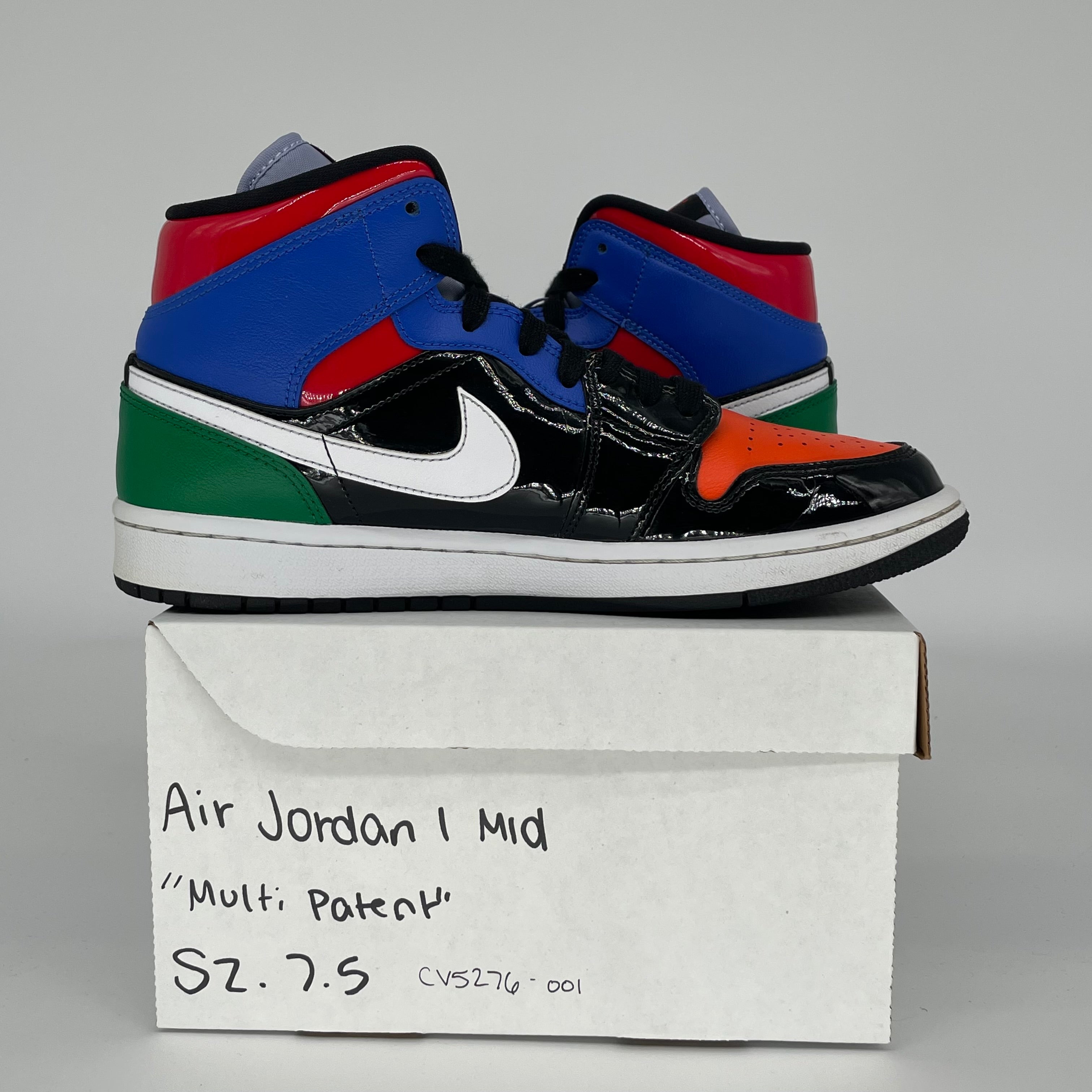 AIR JORDAN 1 MULTI PATENT SIZE 7.5/9W CV5276-001