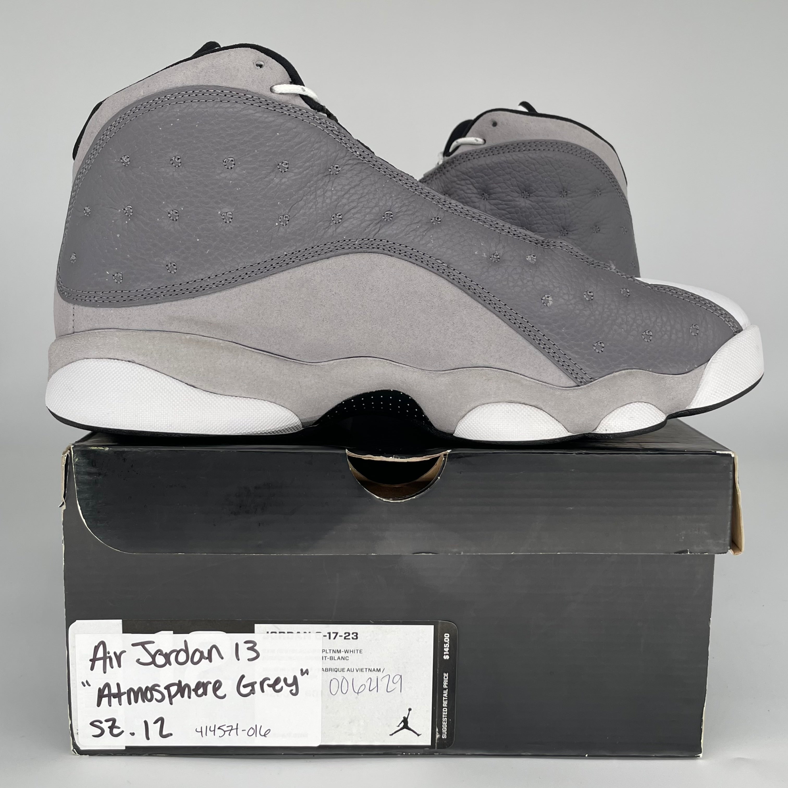 AIR JORDAN 13 ATMOSPHERE GREY SIZE 12 414571-016