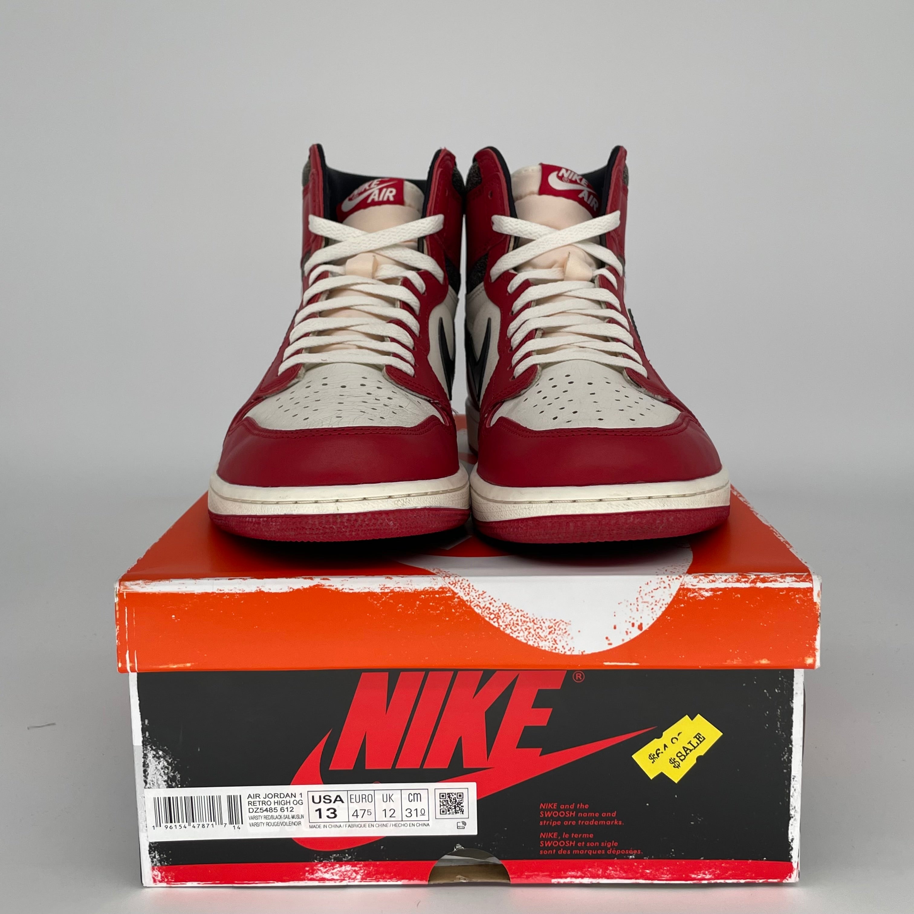 AIR JORDAN 1 LOST AND FOUND SIZE 13 DZ5485-612