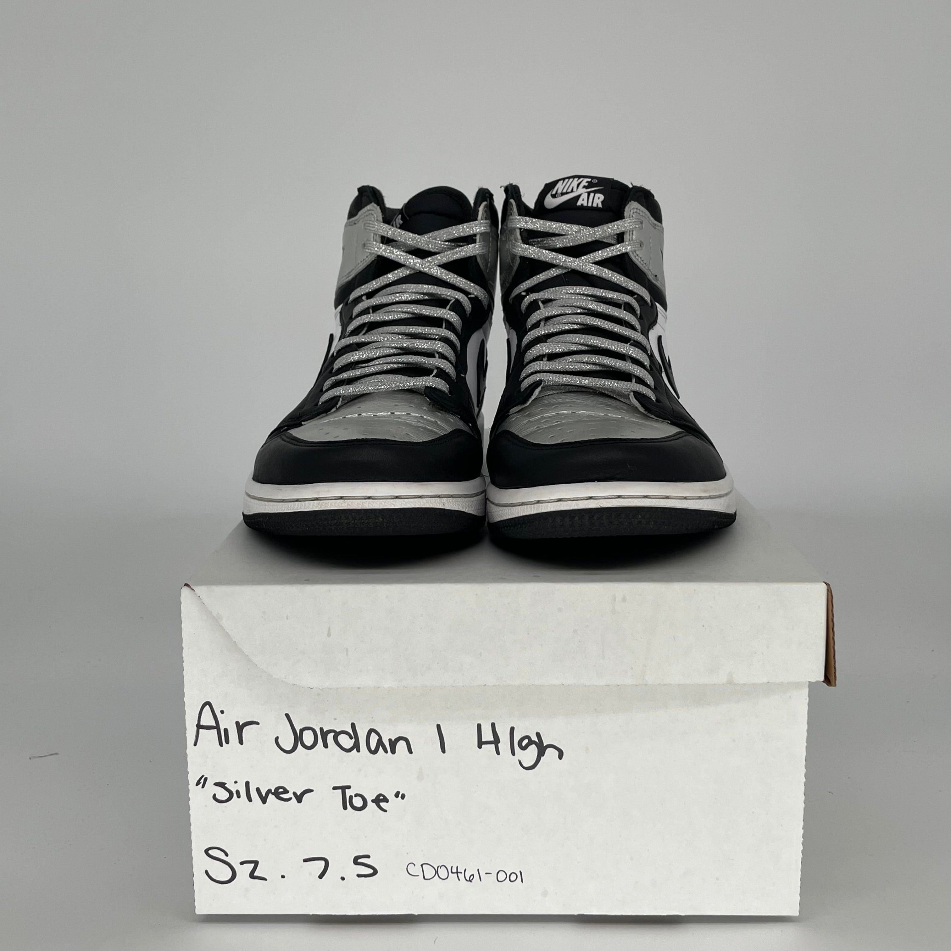 AIR JORDAN 1 SILVER TOE W SIZE 7.5/9W CD4061-001